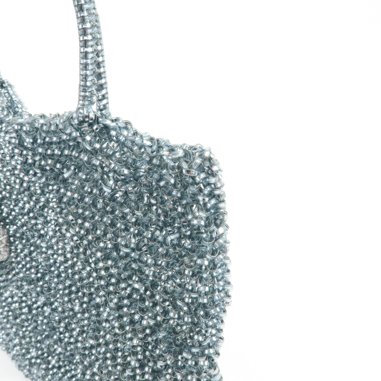ANTEPRIMA PVC Wire Bag Tote Bag Hand Bag Silver