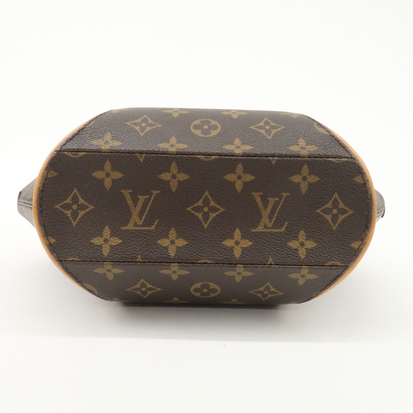 Louis Vuitton Monogram Ellipse PM Hand Bag Brown M51127 Used