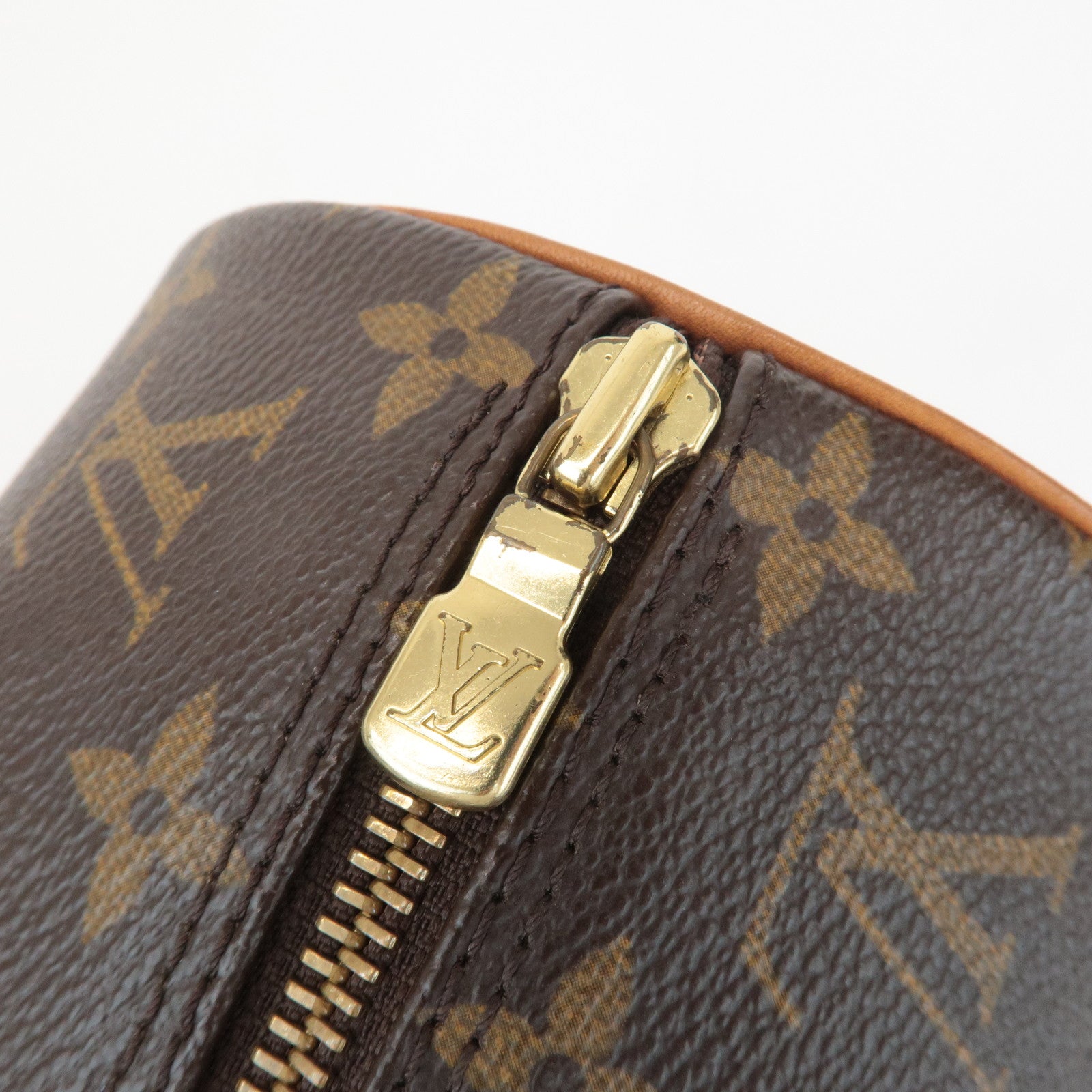 Louis Vuitton Monogram Papillon 30 Hand Bag New Style Brown M51385