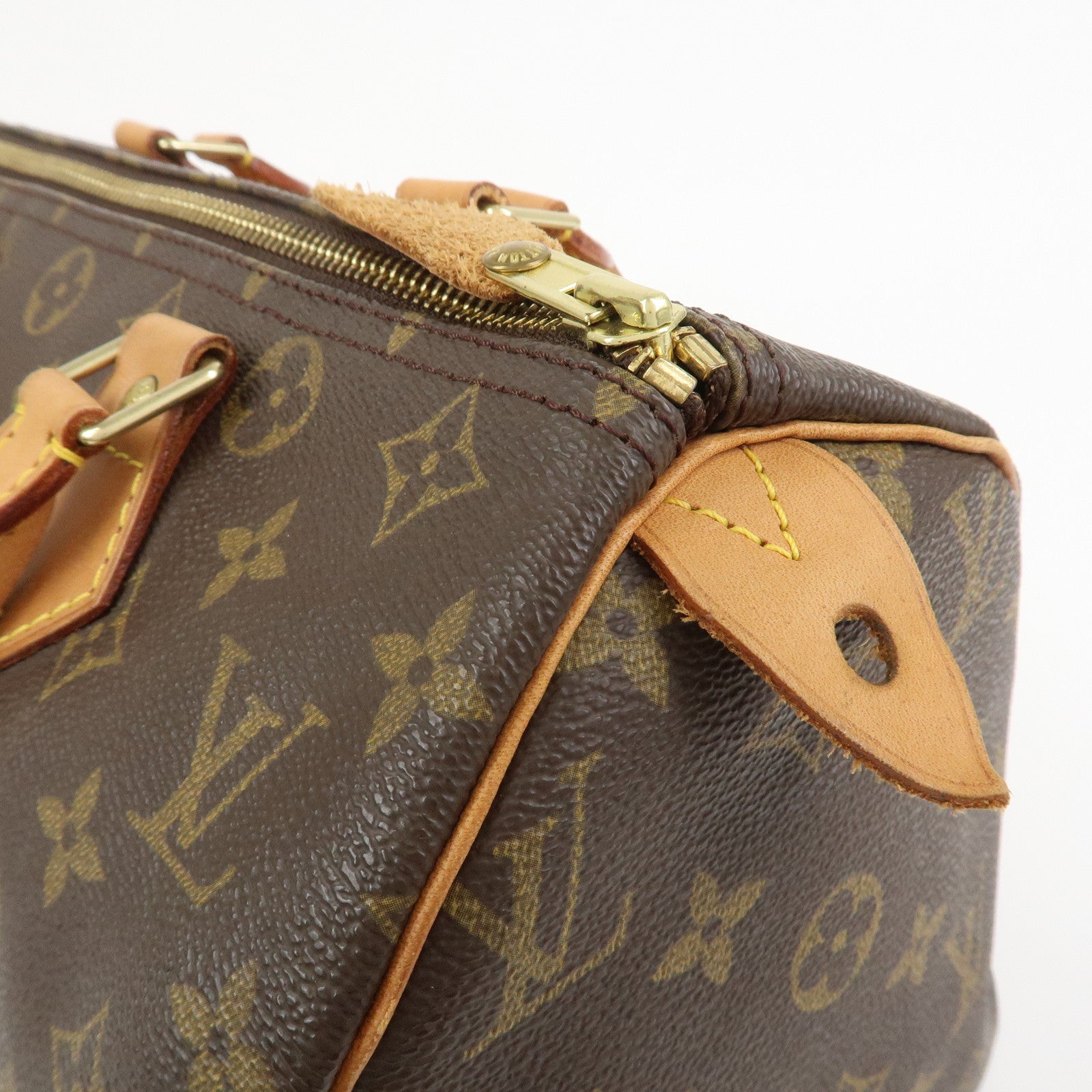 Louis Vuitton Monogram Speedy 30 Boston Bag Hand Bag Brown M41526