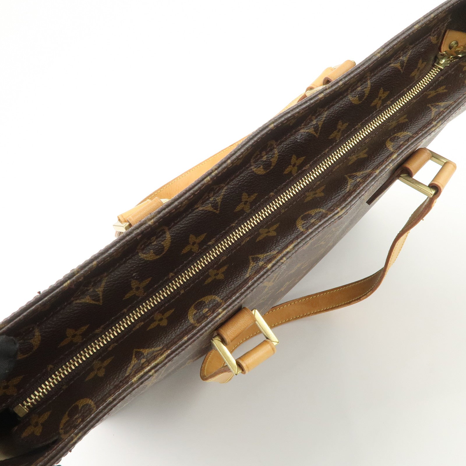 Louis Vuitton Monogram Luco Tote Bag Hand Bag Brown M51155 Used