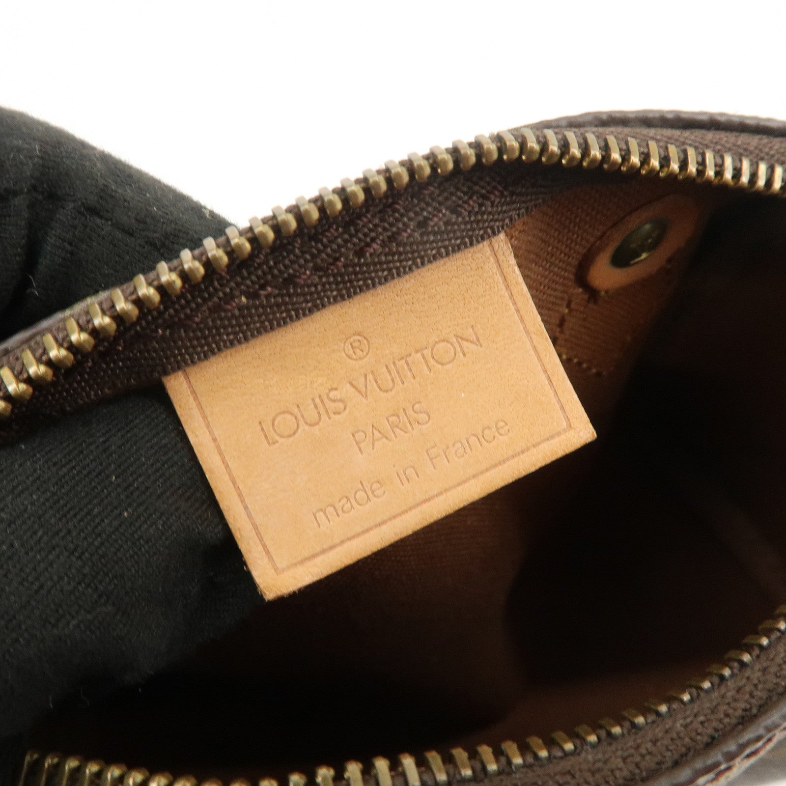 Louis Vuitton Monogram Mini Speedy Hand Bag Boston Bag Brown M41534
