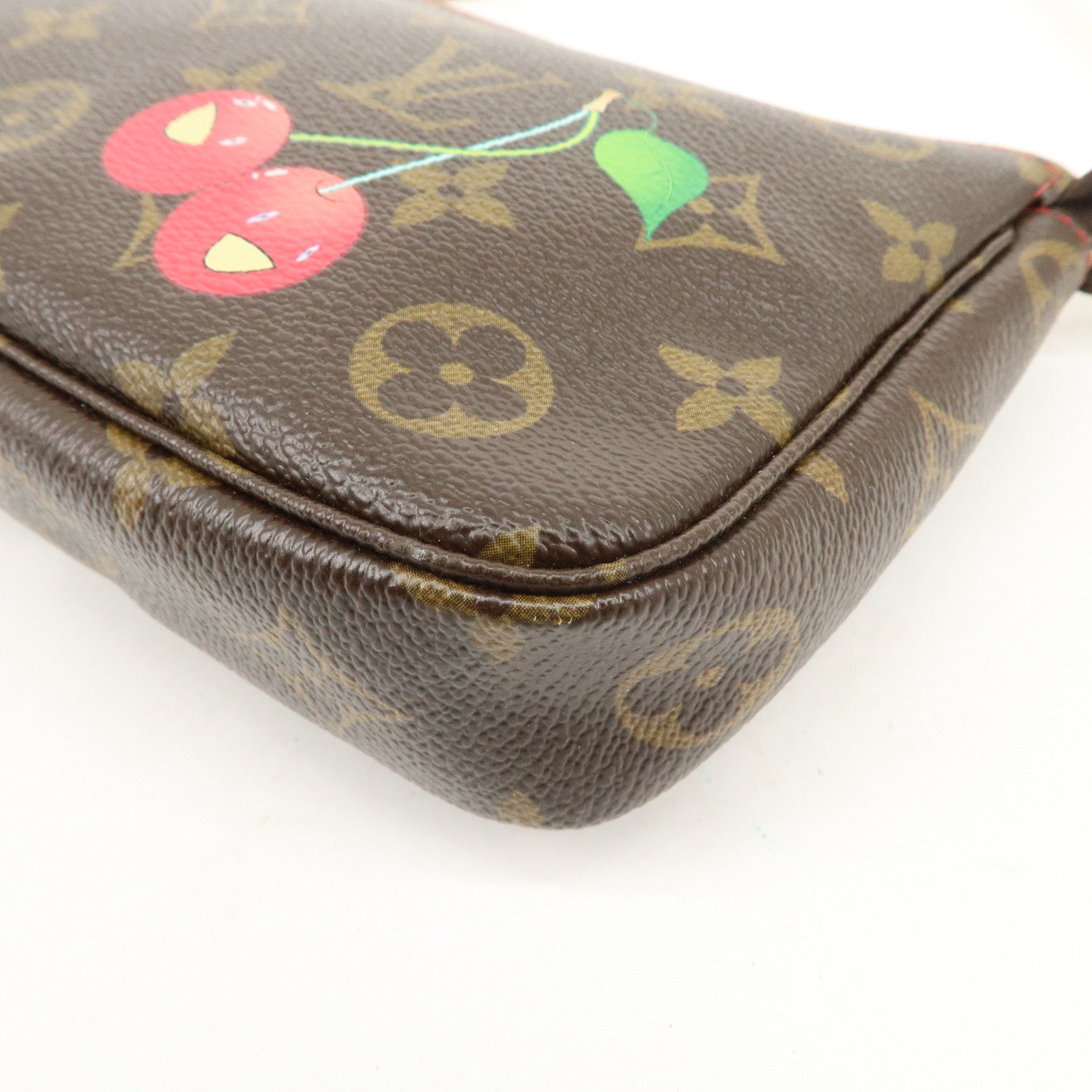 Louis Vuitton Monogram Cherry Pochette Accessoires Pouch M95008 Used