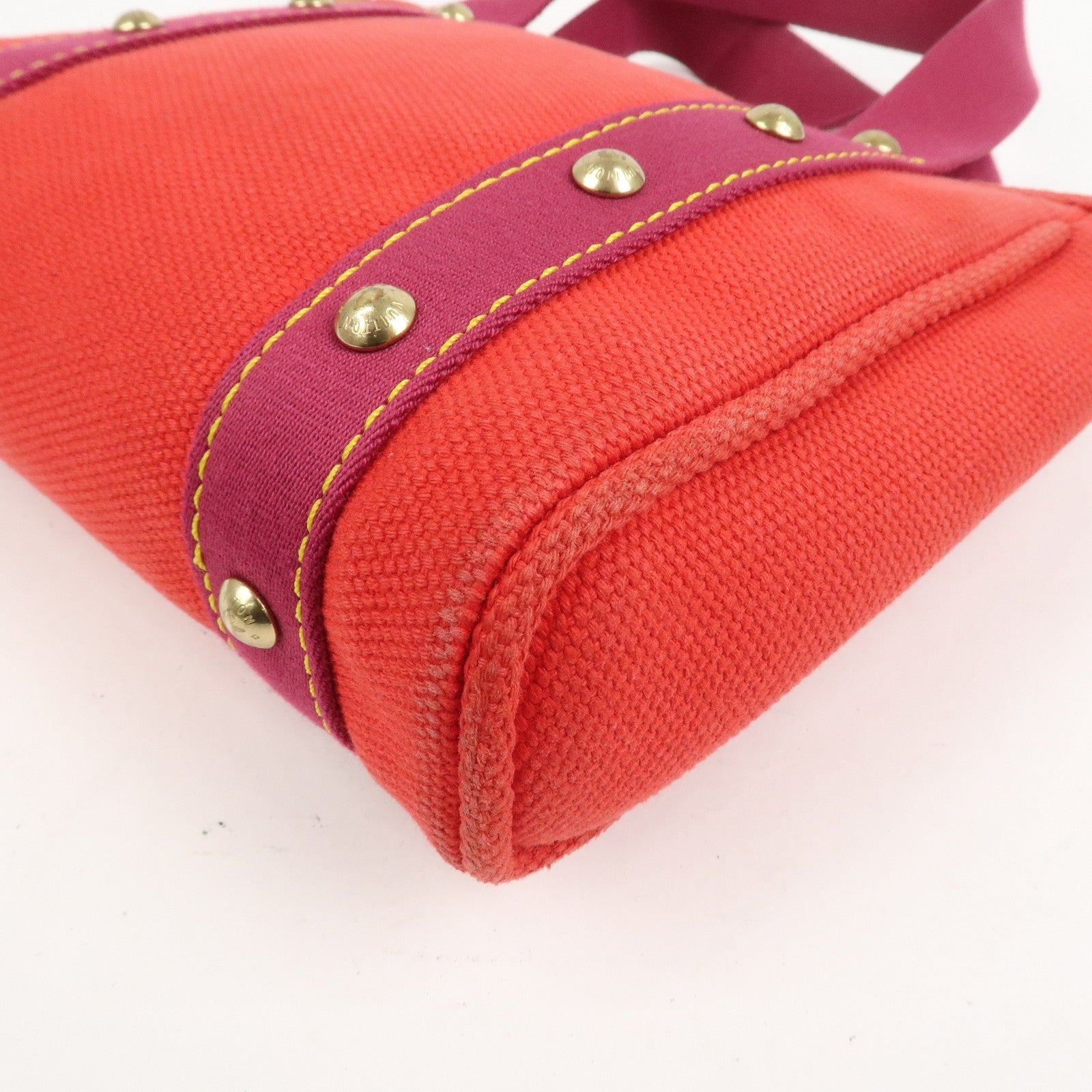 Louis Vuitton Antigua Cabas PM Hand Bag Rouge M40037