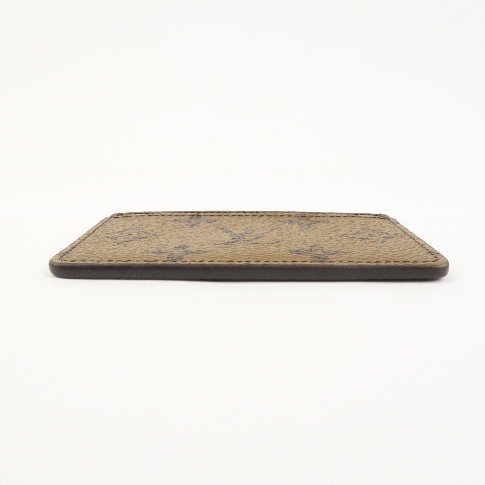 Louis Vuitton Monogram Reverse Porte Cartes Simple Card Case M69161
