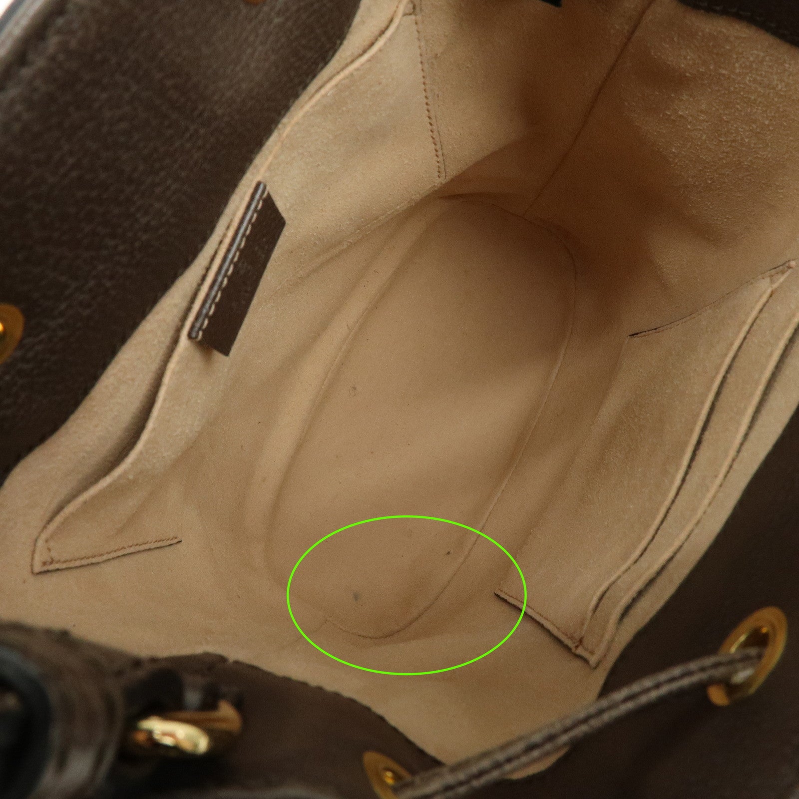 GUCCI Ophidia Sherry GG Supreme Leather 2Way Bucket Bag 550621