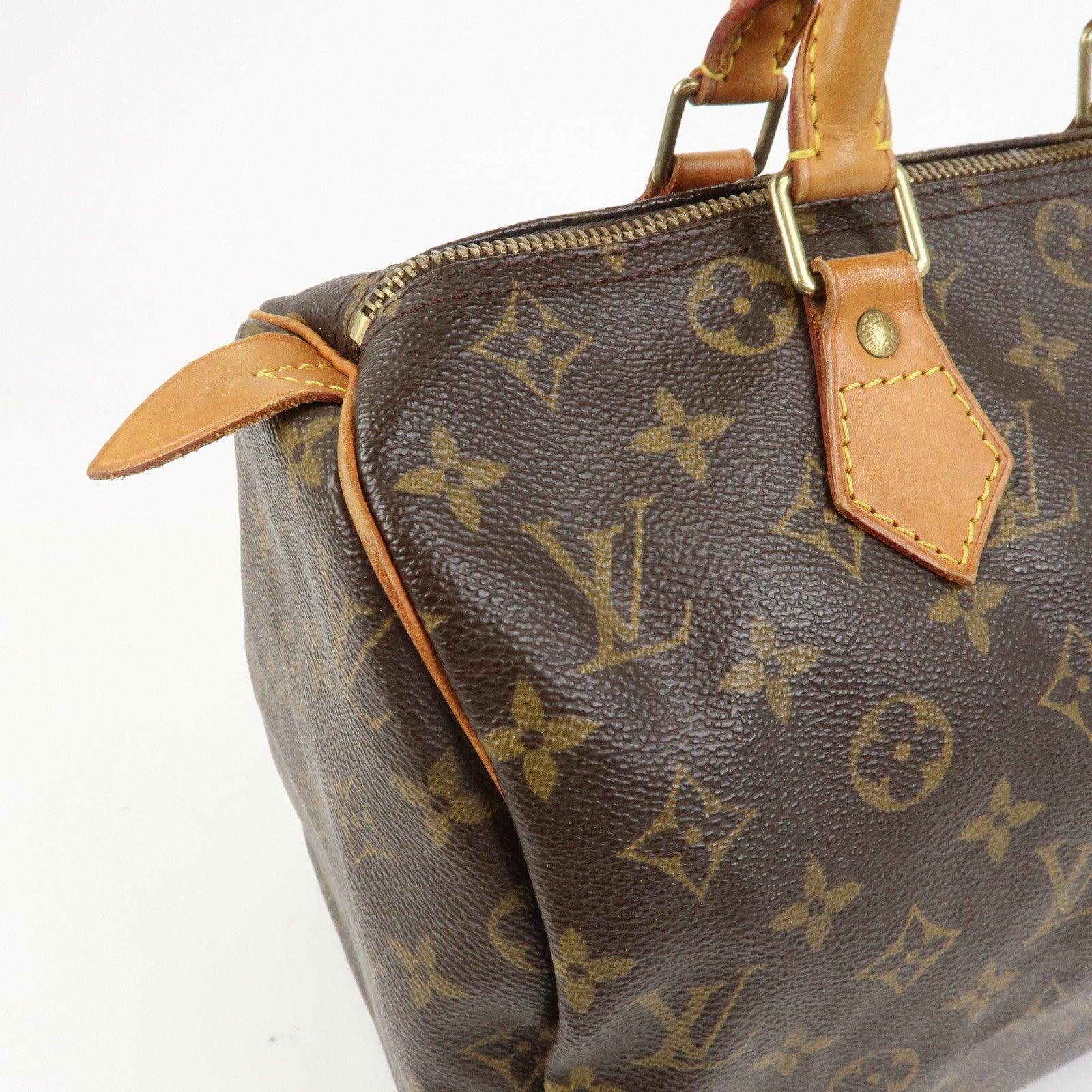 Louis Vuitton Monogram Speedy 30 Boston Bag Hand Bag Brown M41526