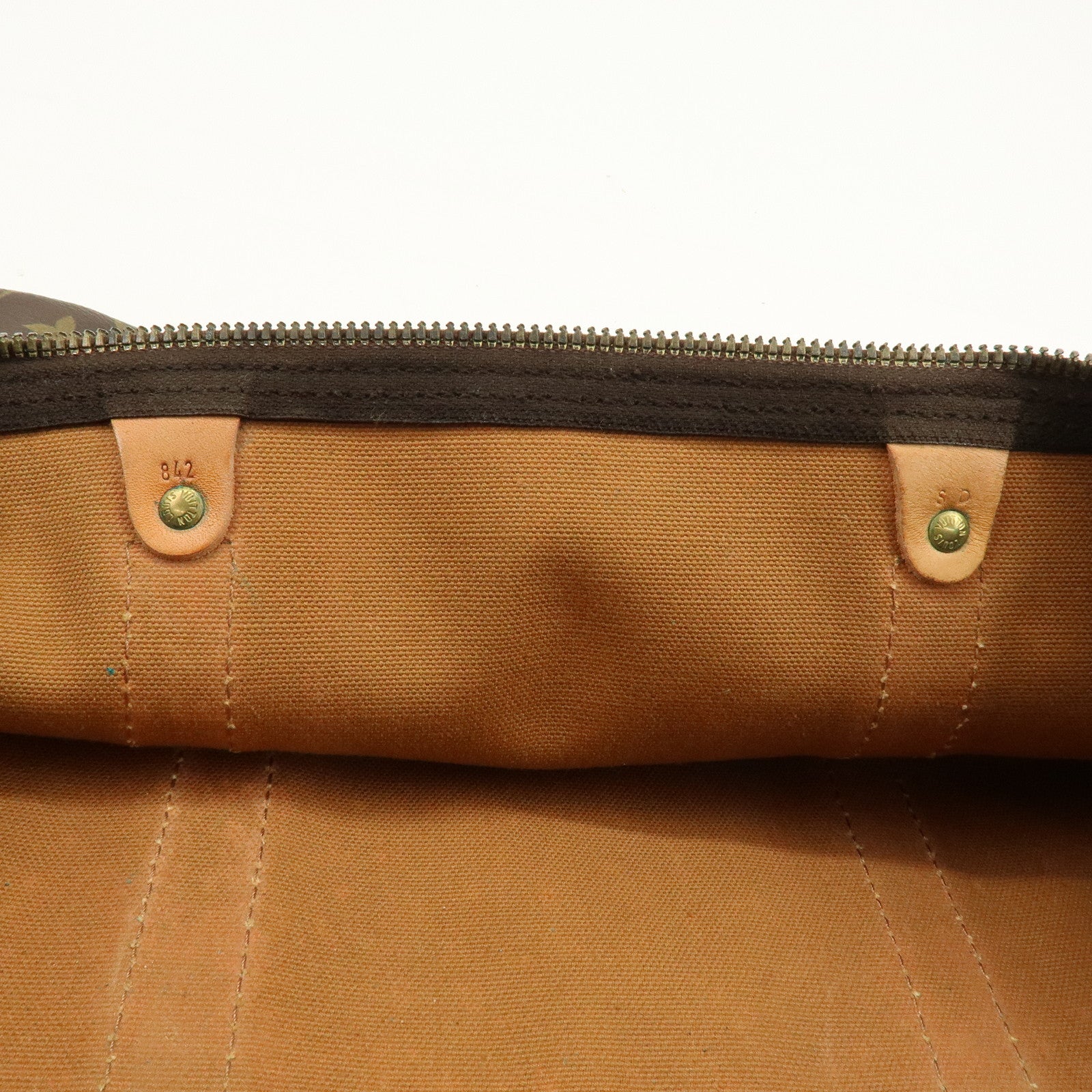Louis Vuitton Monogram Keep All Bandouliere 60 Boston Bag M41412
