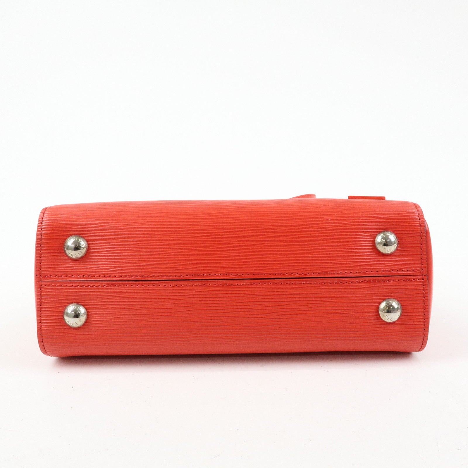 Louis Vuitton Epi Cluny BB Hand Bag Shoulder Bag Coquelicot M41337