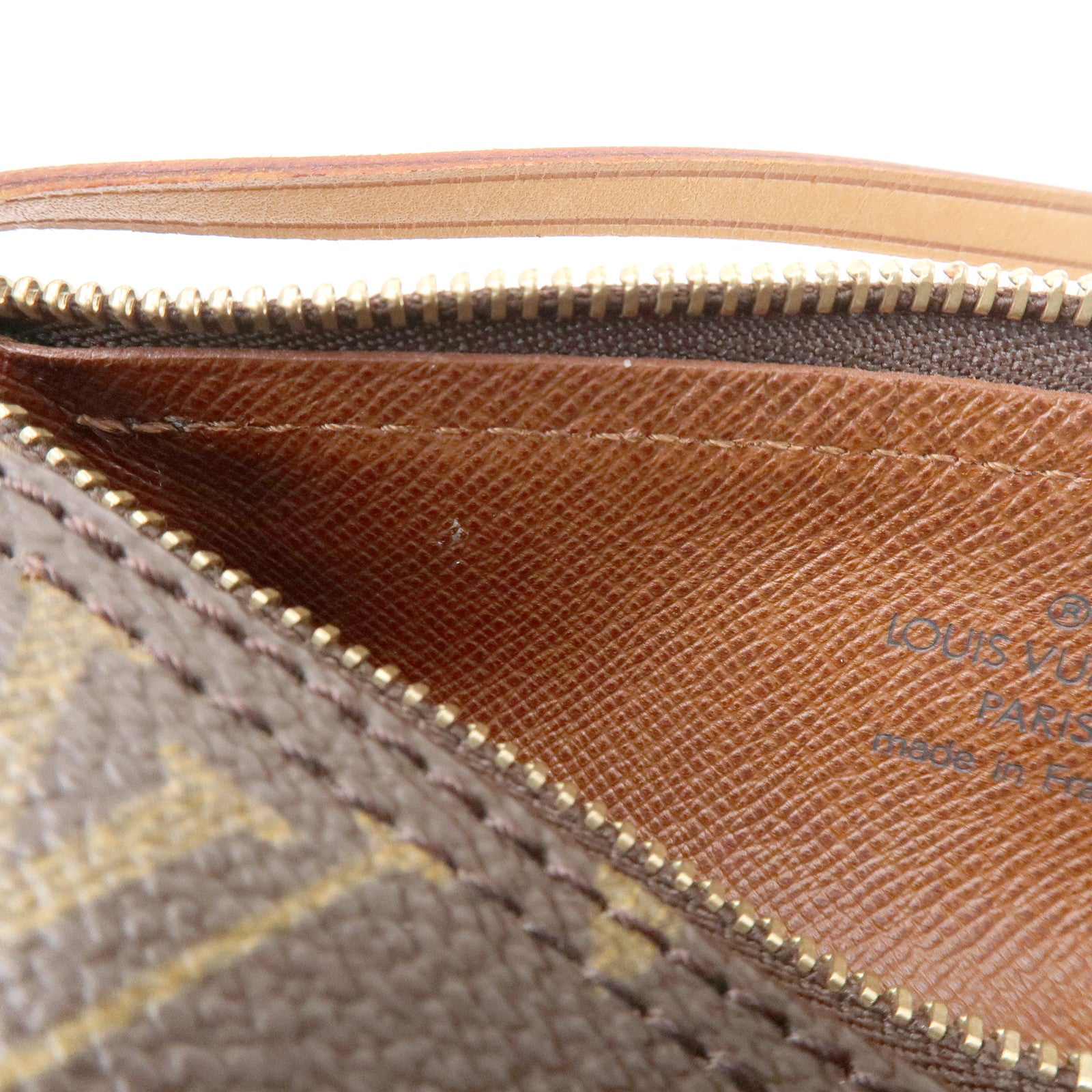 Louis Vuitton Monogram Mini Pouch for Papillon Bag Brown