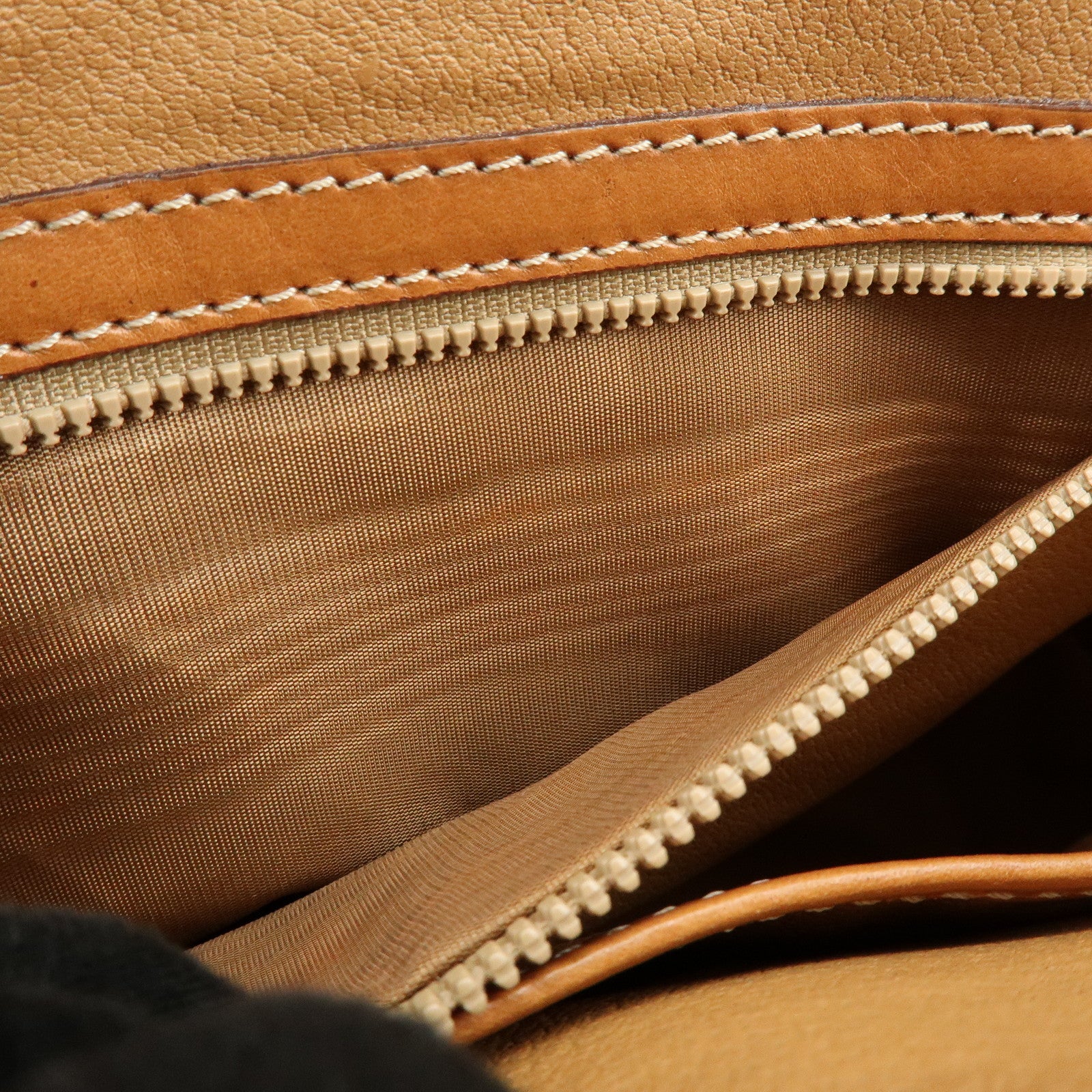 CELINE Macadam PVC Leather 2Way Shoulder Bag Hand Bag Brown