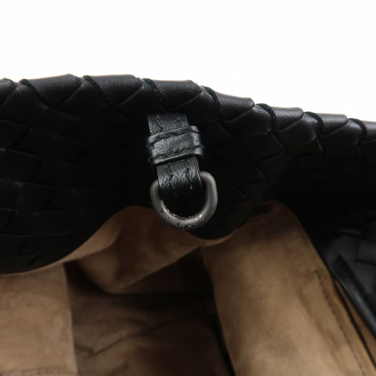 BOTTEGA VENETA Intrecciato Leather Medium Cesta Bag Tote Bag Black 337260