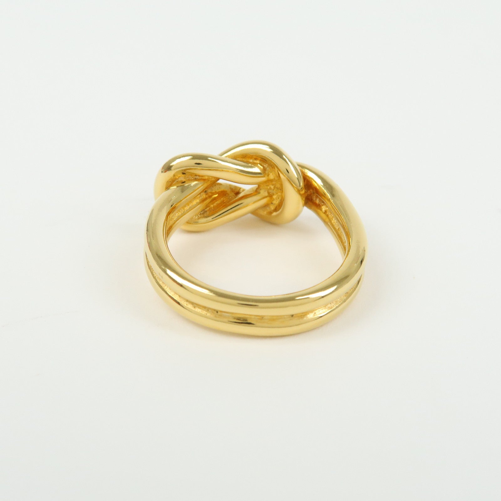 HERMES Atame Metal Scarf Ring Scarf Charm Gold