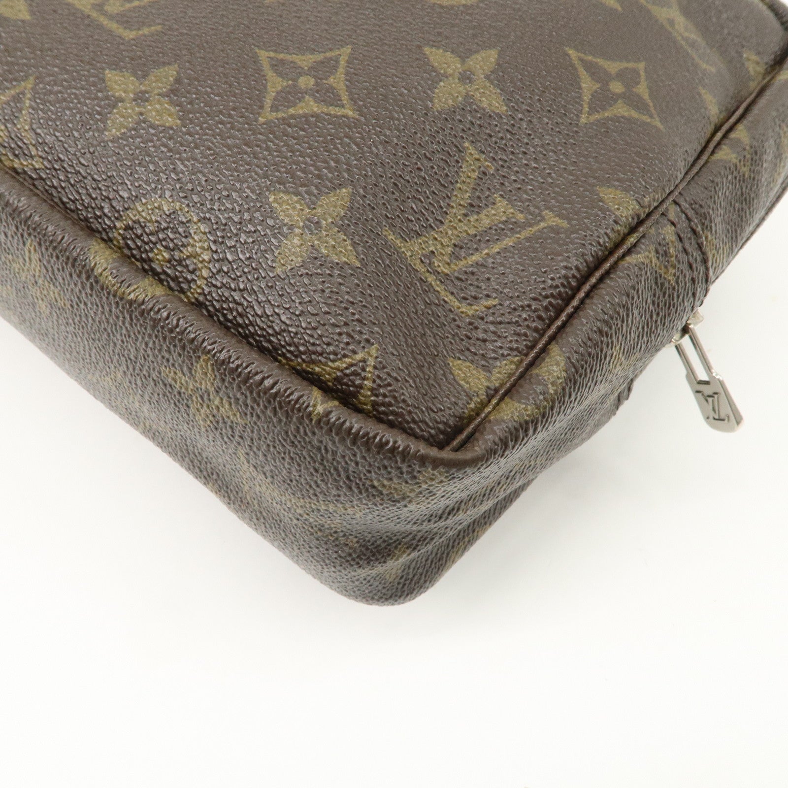 Louis Vuitton Monogram Trousse Toilette 28 Pouch Brown M47522 Used