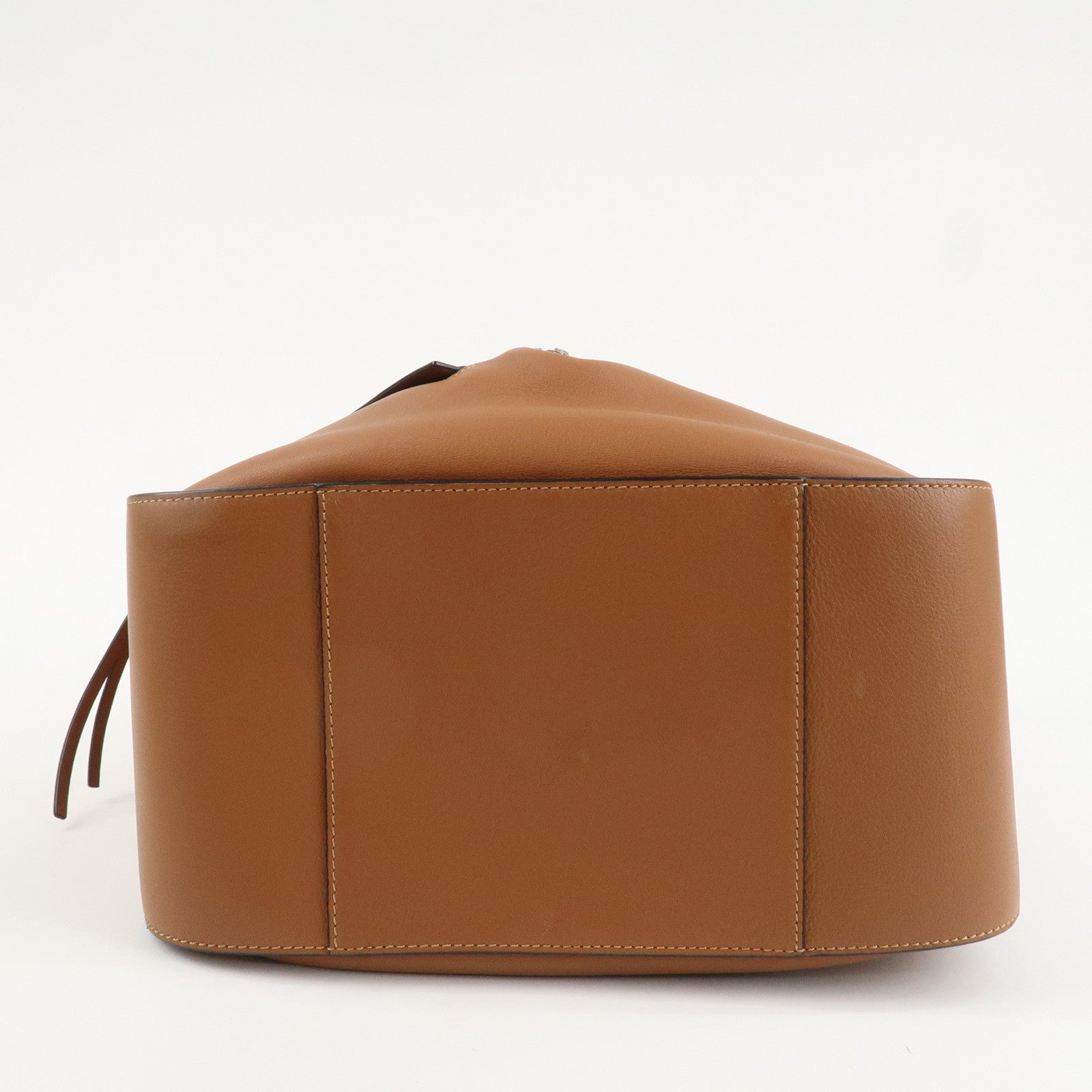LOEWE Leather Hammock Bag Small Shoulder Bag Hand Bag Brown Used