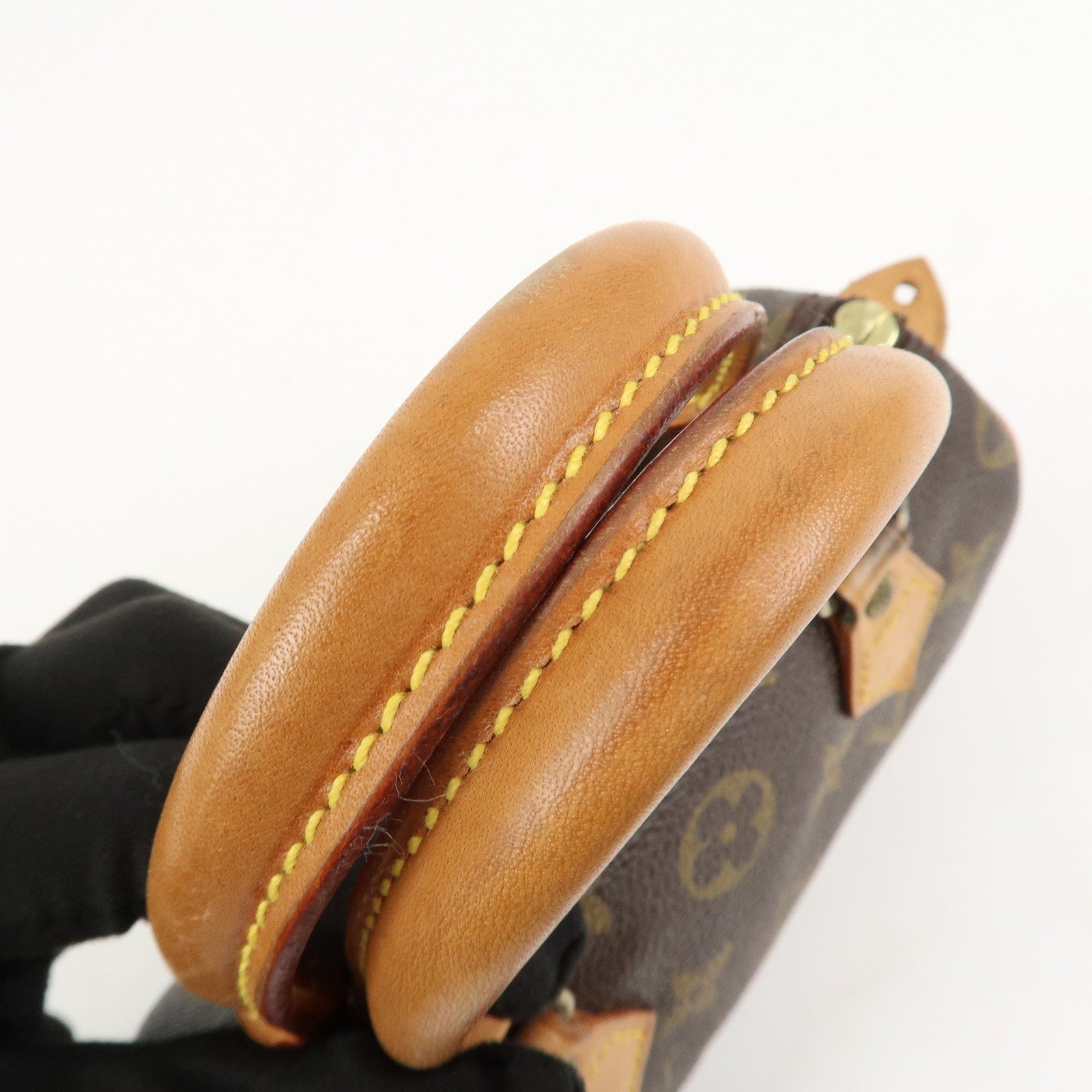 Louis Vuitton Monogram Mini Speedy Hand Bag Brown M41534