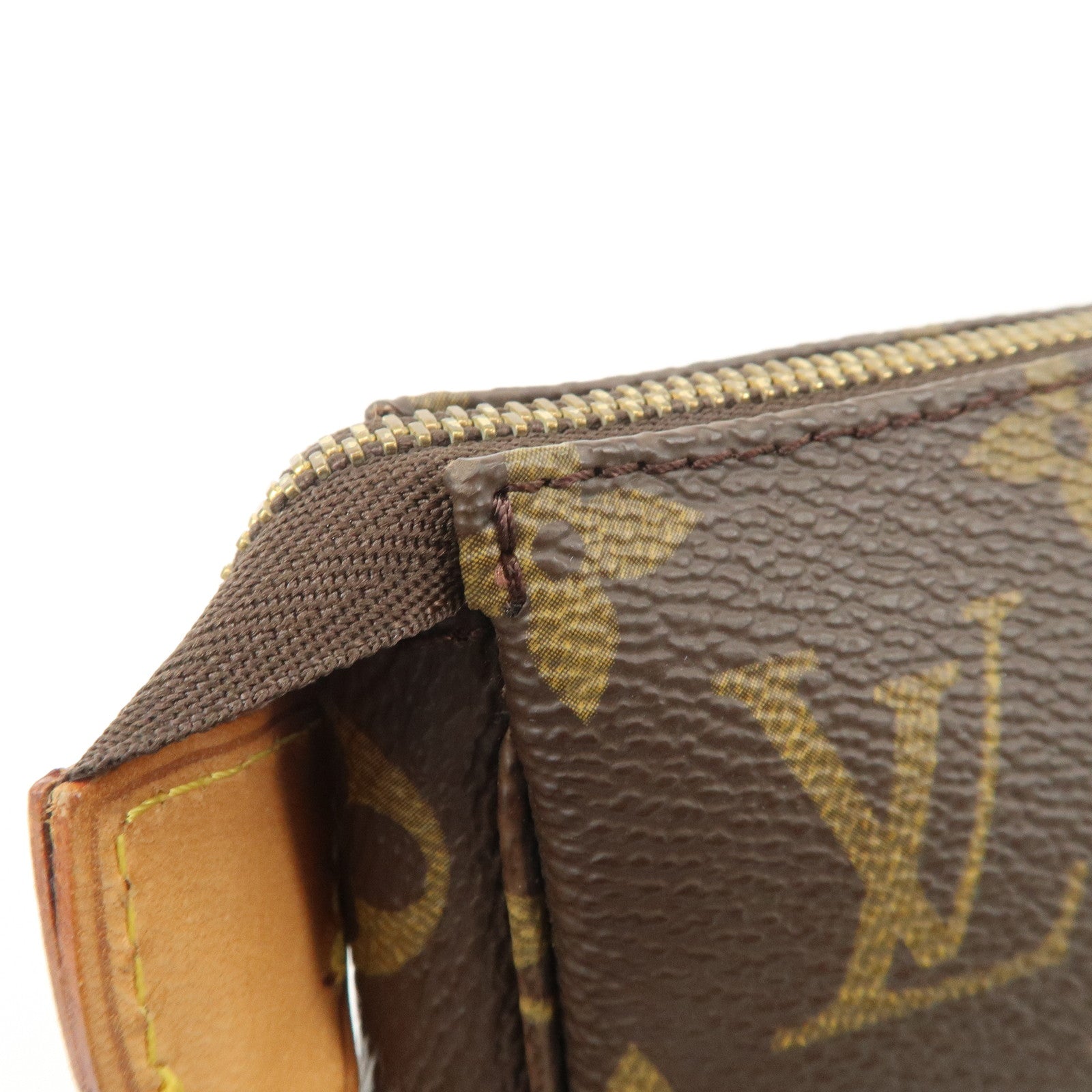 Louis Vuitton Monogram Pochette Accessoires Hand Bag Brown M51980