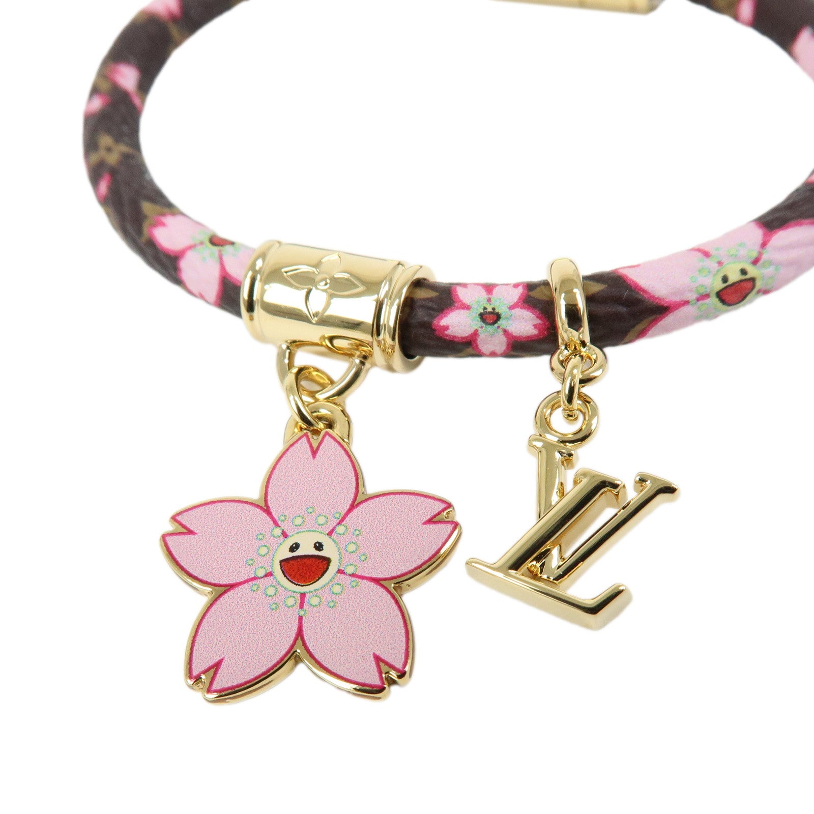 Louis Vuitton LVxTM Monogram Cherry Blossom Bracelet Brown M8978F