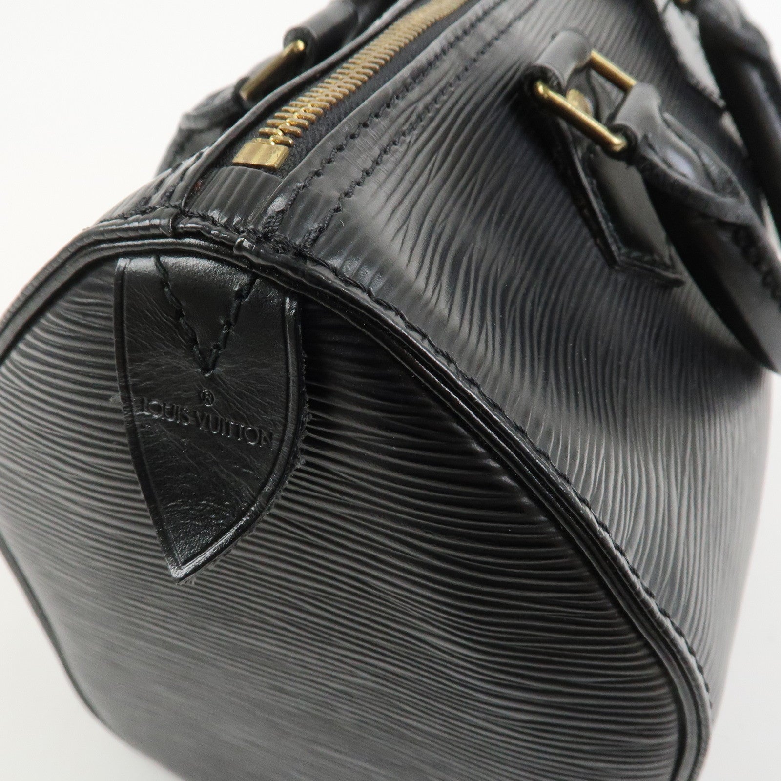 Louis Vuitton Epi Speedy 25 Boston Bag Hand Bag Noir Black M43012
