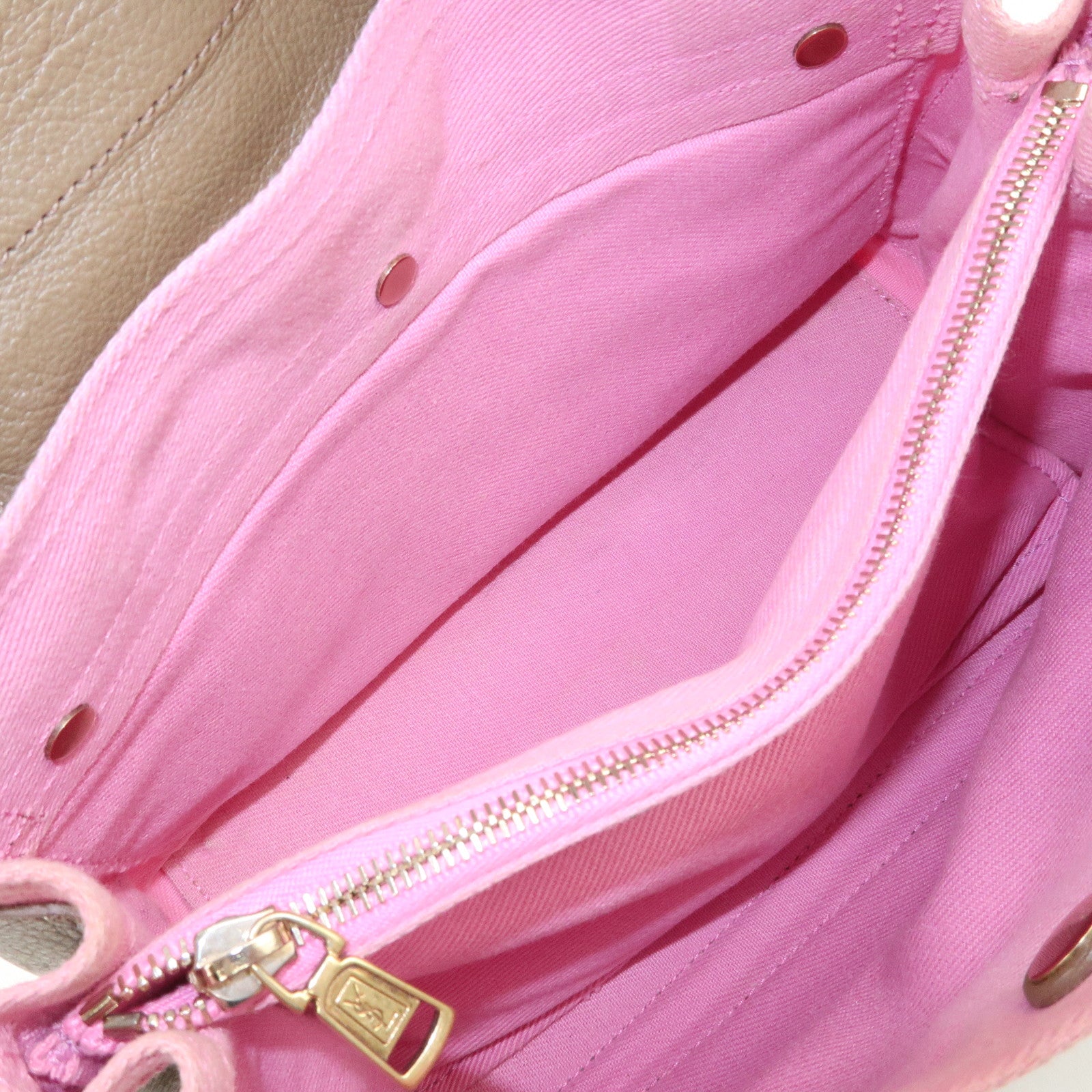 SAINT LAURENT PARIS Leather Muse Two 2Way Bag Hand Bag 368229