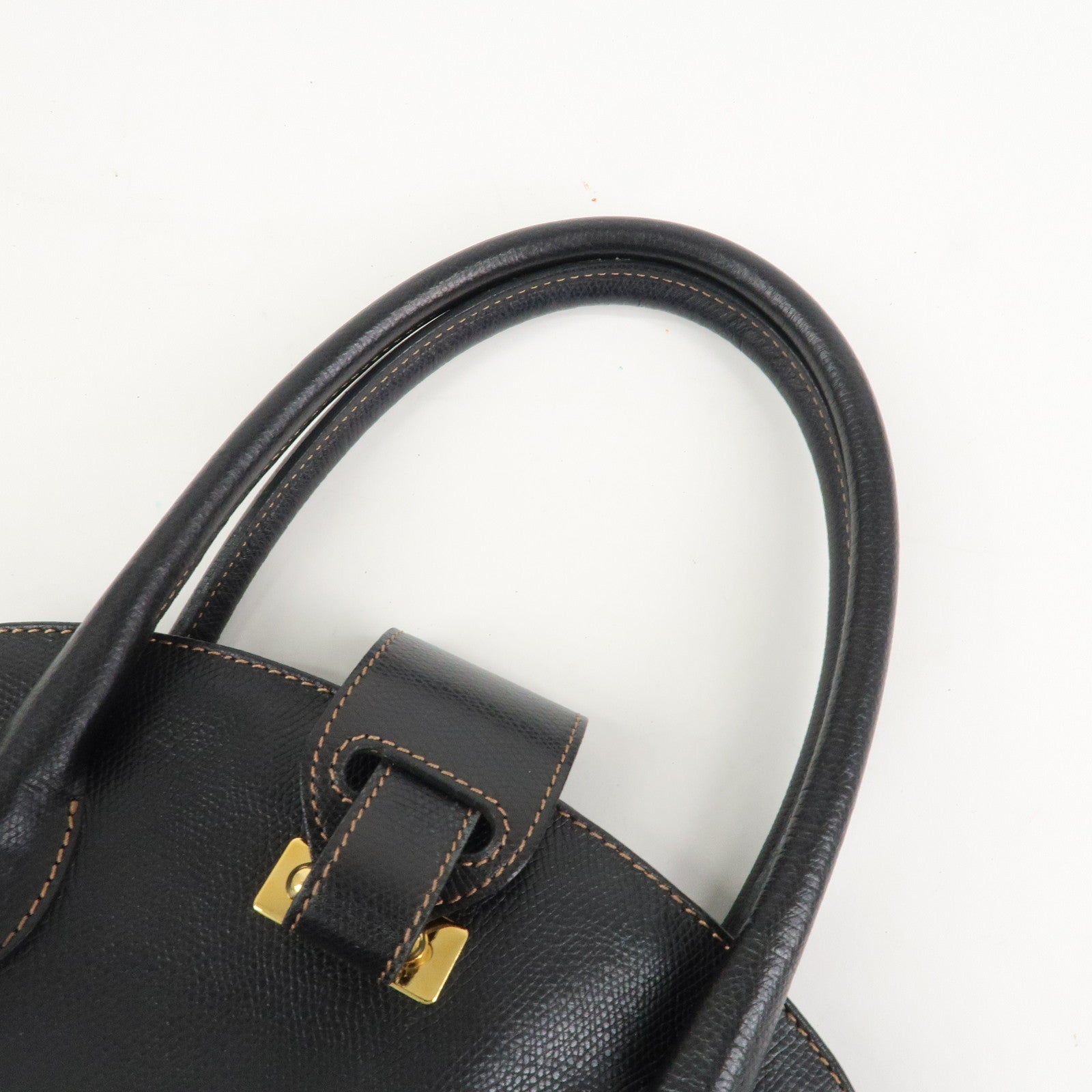 LOEWE Anagram Leather 2WAY Bag Shoulder bag Hand Bag Black