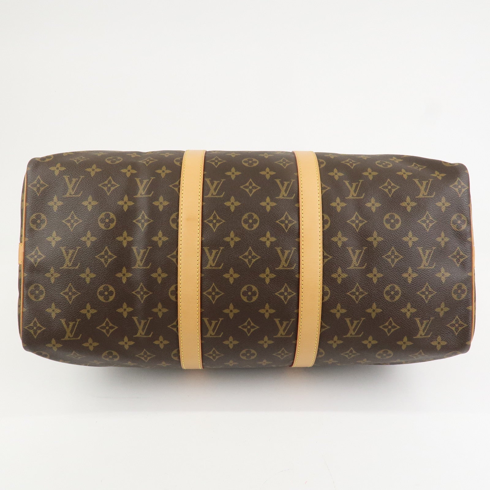 Louis Vuitton Monogram Keep All 50 Bandouliere Boston Bag M41416