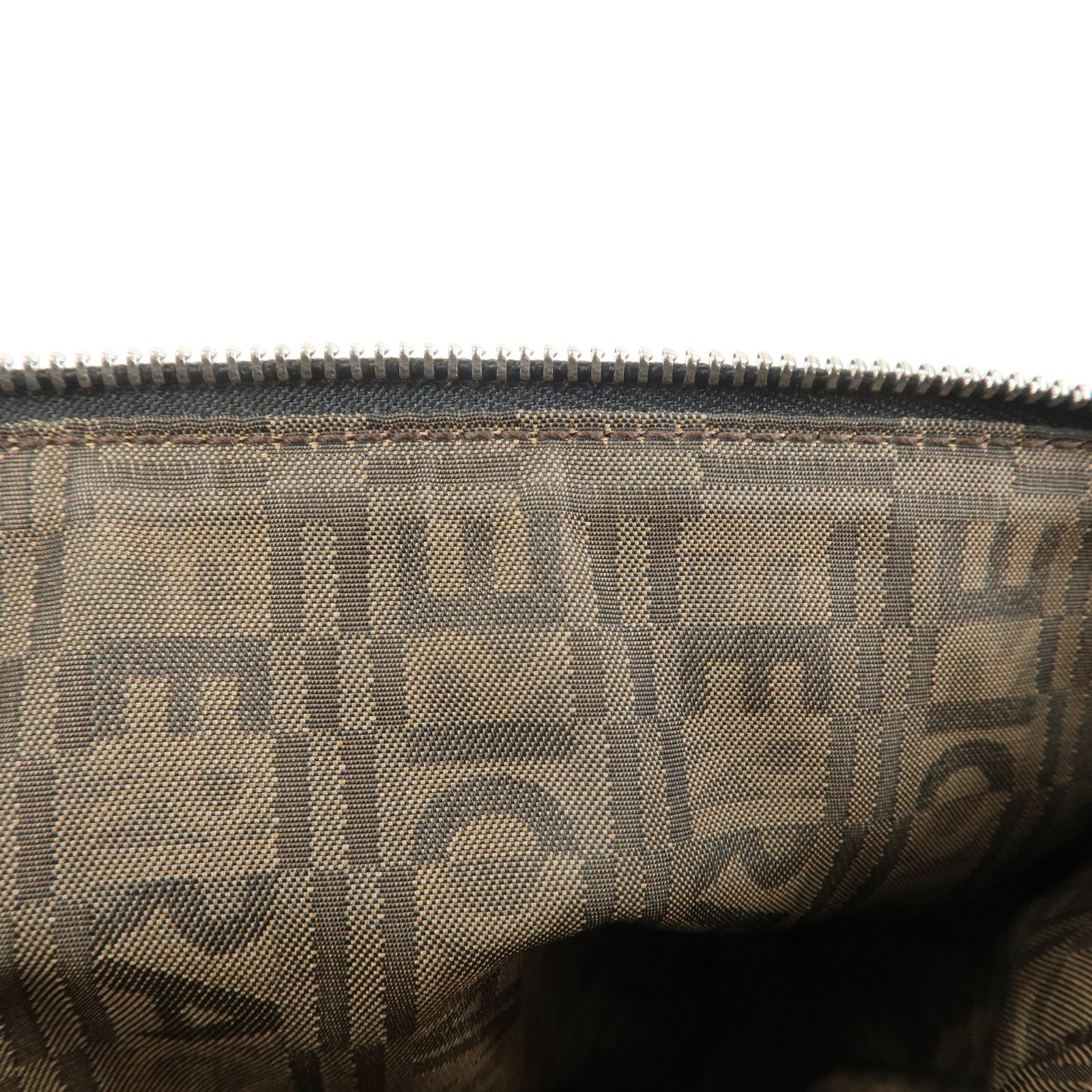 Ferragamo Gancini Leather Shoulder Bag Hand Bag Black