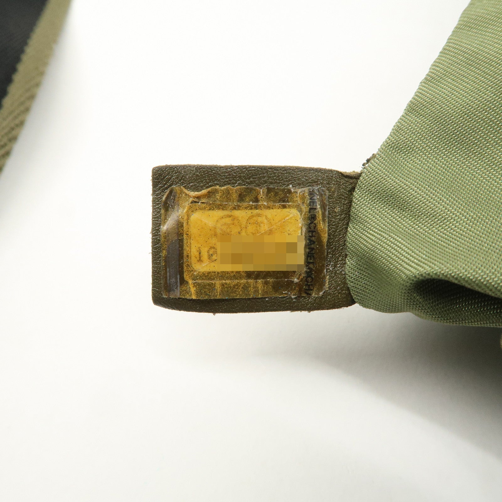 CHANEL Chanel Sports Line Nylon Shoulder Crossbody Bag Khaki 10462052 Used