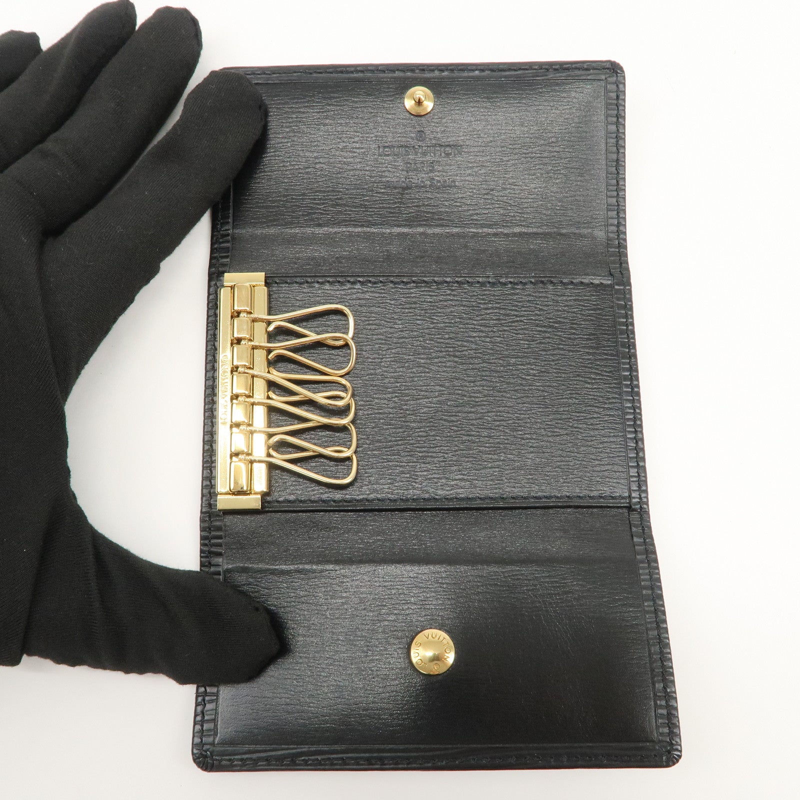 Louis Vuitton Epi Multicles 6 Key Case Key Holder Noir M63812