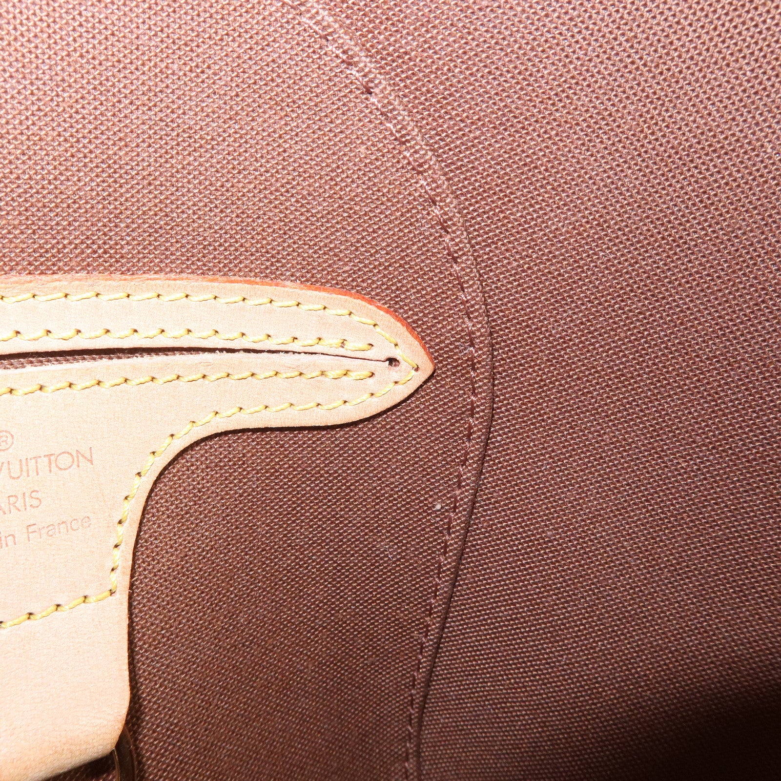 Louis Vuitton Monogram Ellipse PM Hand Bag Brown Gold HDW M51127
