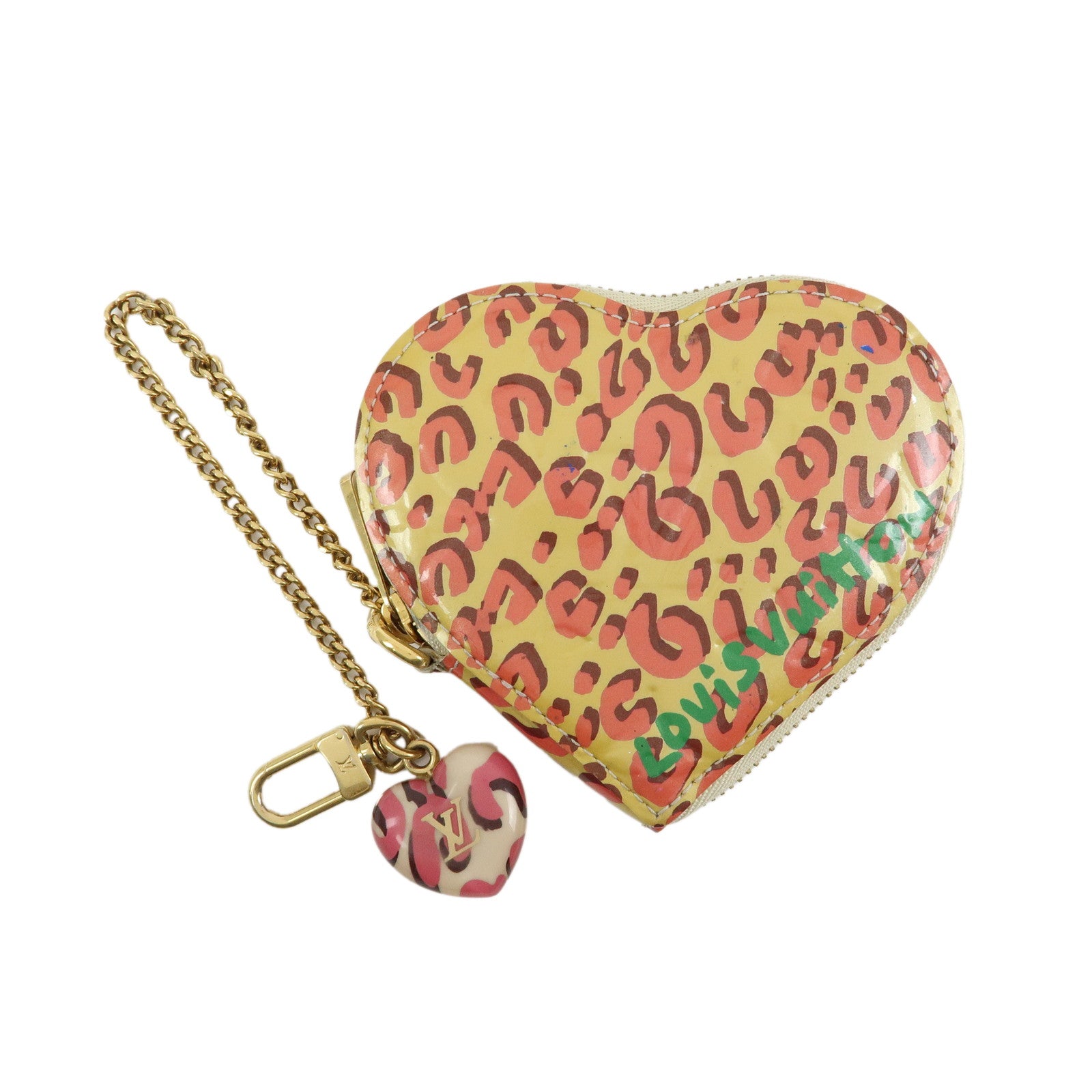 Louis Vuitton Monogram Vernis Porte Monnaie Coeur Coin Case M91473