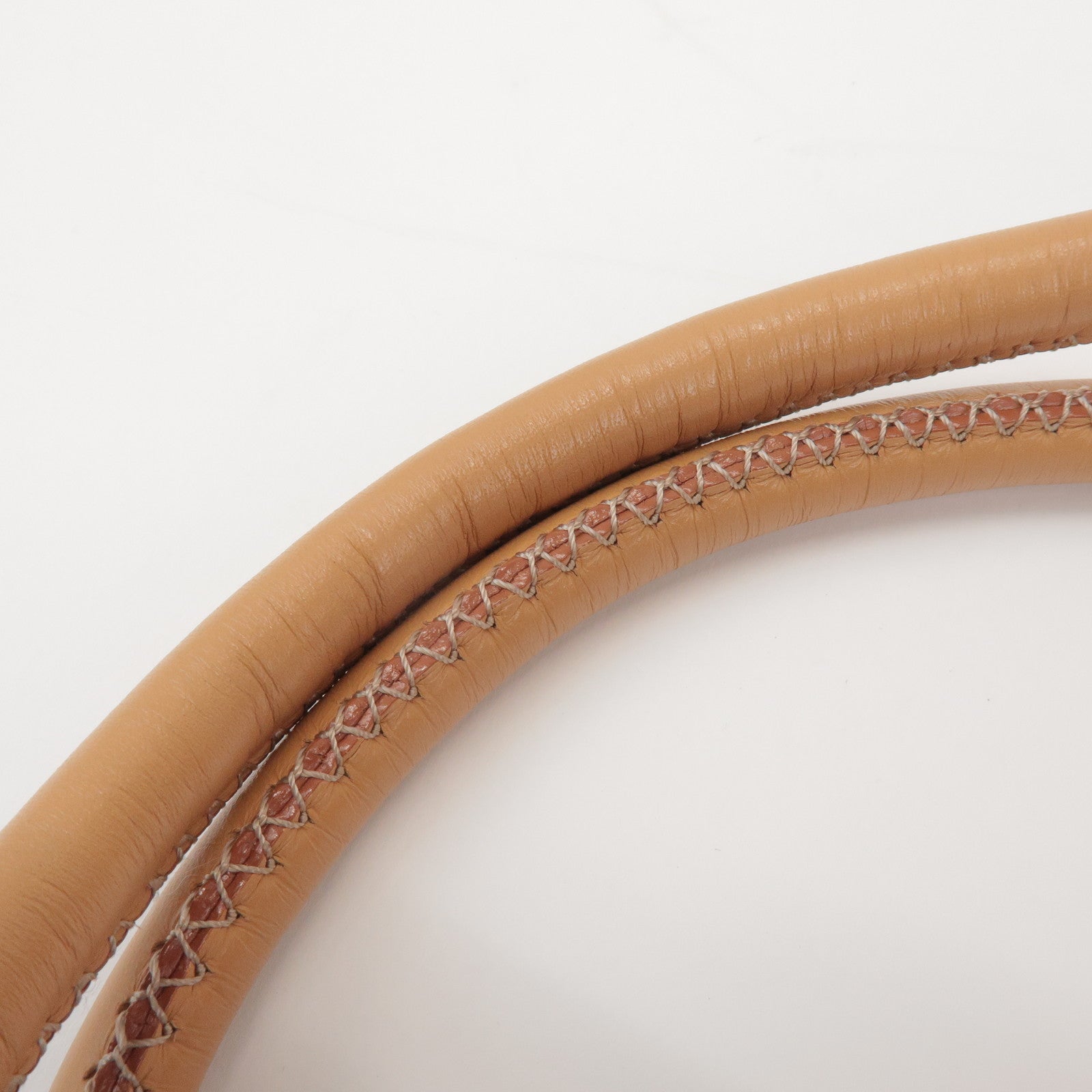 BURBERRY Canvas Leather Shoulder Bag Hand Bag Red Light Brown