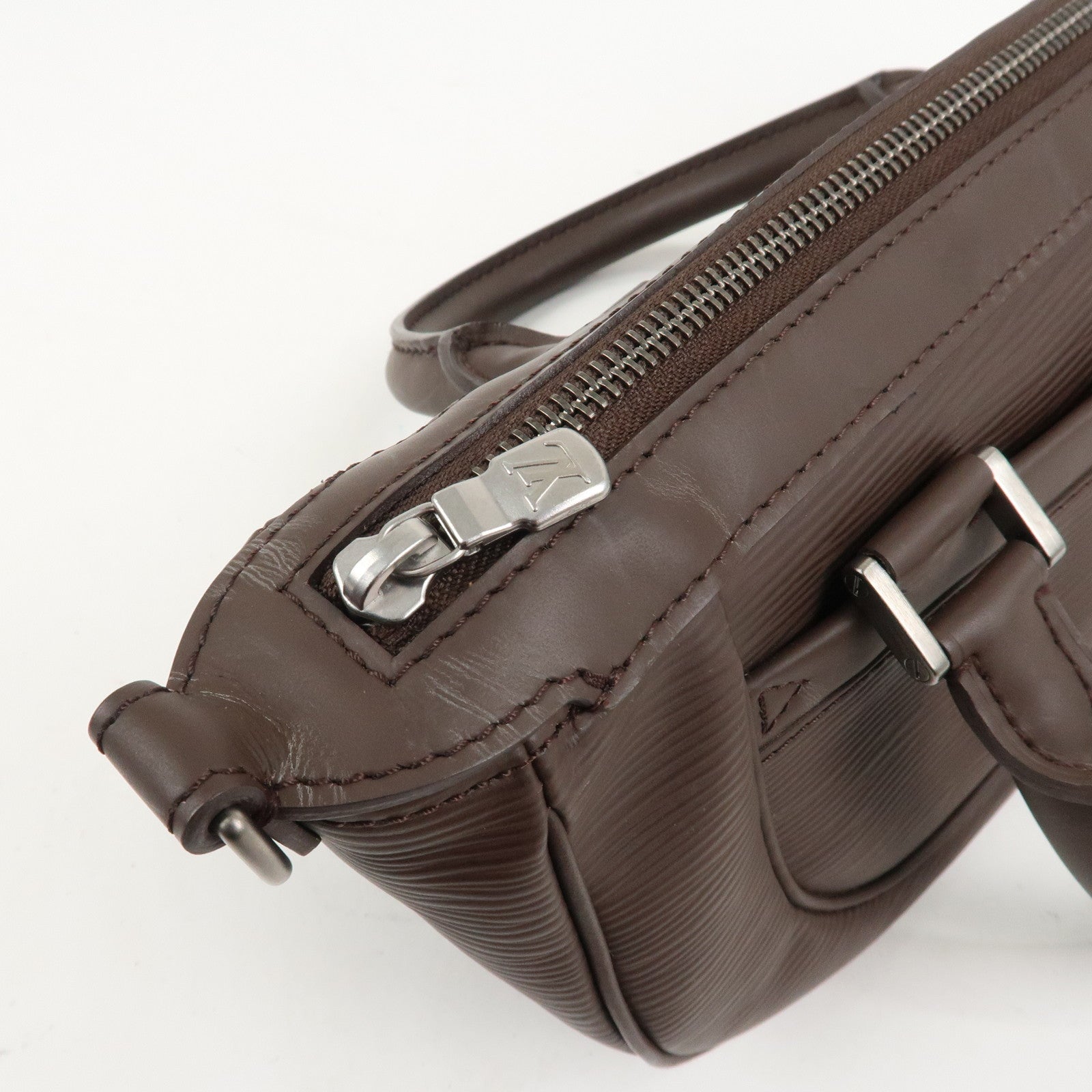 Louis Vuitton Epi Leather Dhanura Hand Bag Mocha M5891D