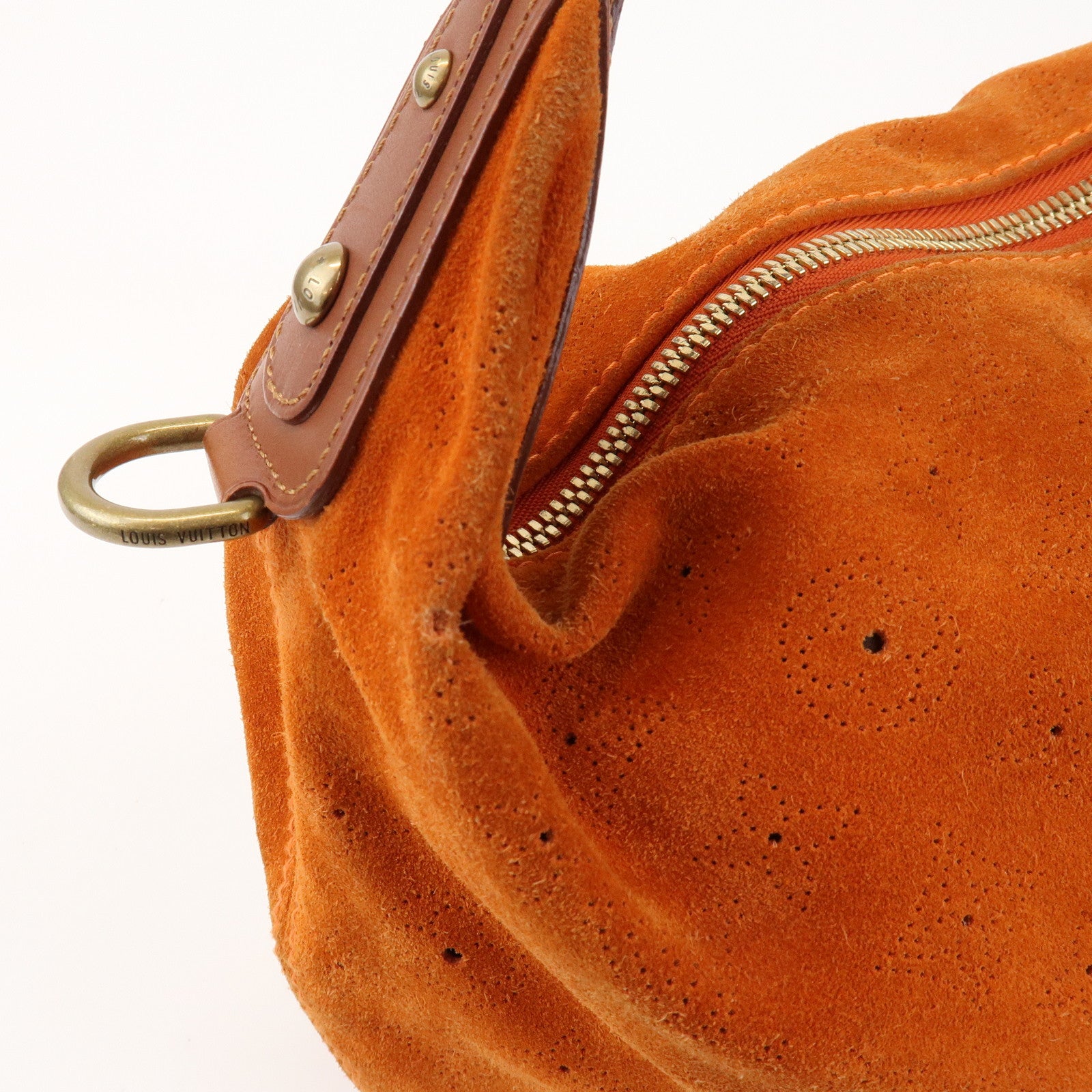 Louis Vuitton Monogram Mahina Onata GM Shoulder Bag Orange M95119