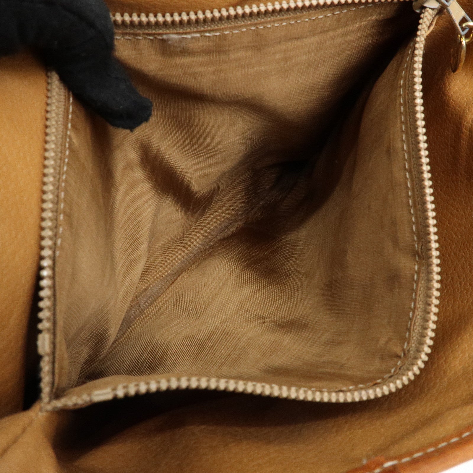 CELINE Macadam PVC Leather Tote Bag Hand Bag Shoulder Bag Brown