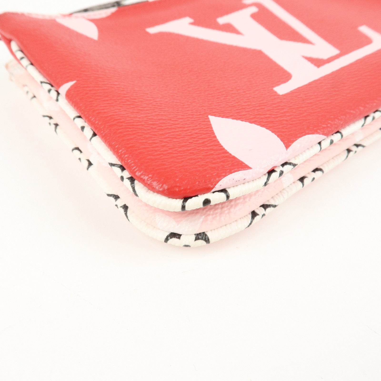 Louis Vuitton Monogram Giant Pochette Double Zip Pouch Rouge M67561 Used