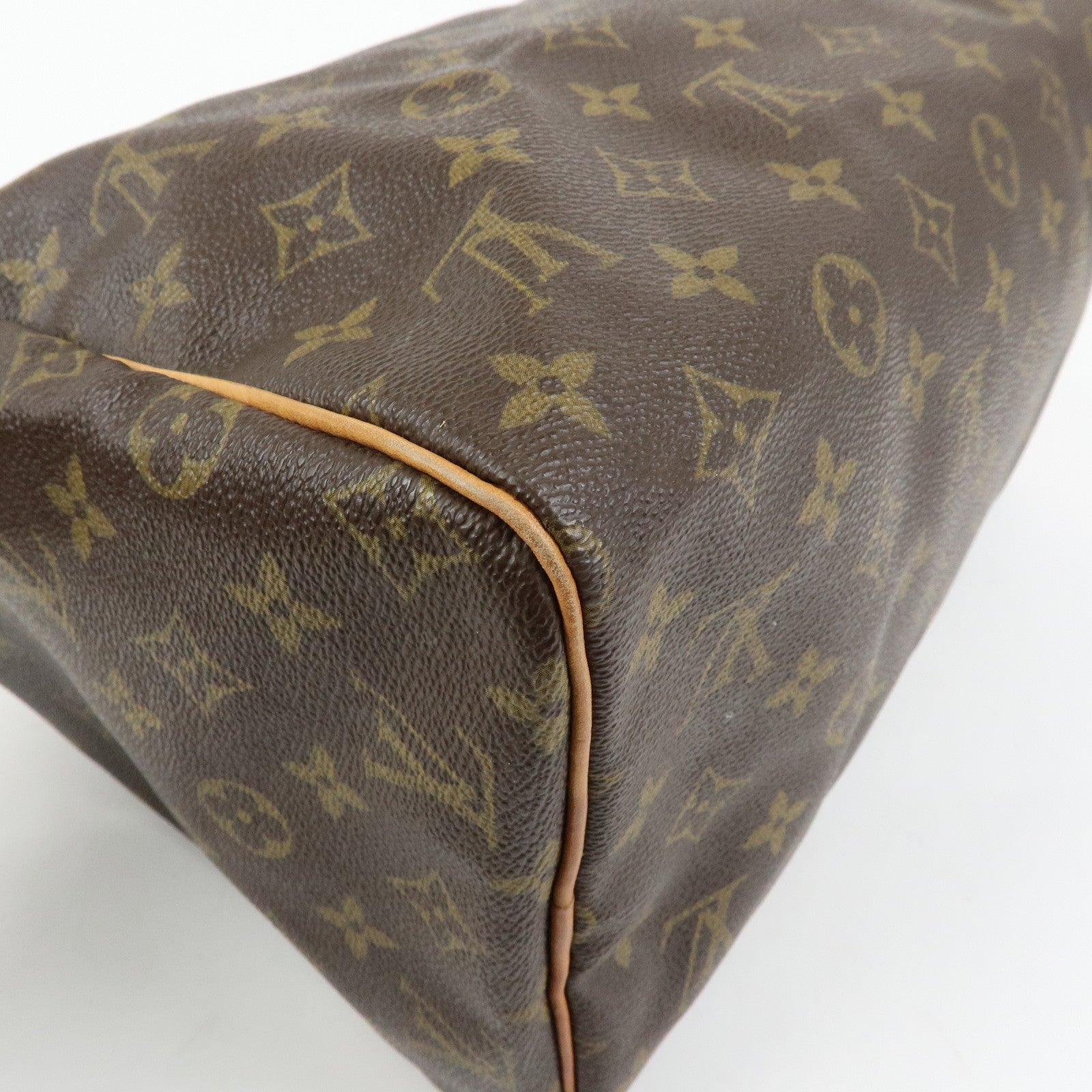 Louis Vuitton Monogram Speedy 30 Boston Bag Hand Bag Brown M41526