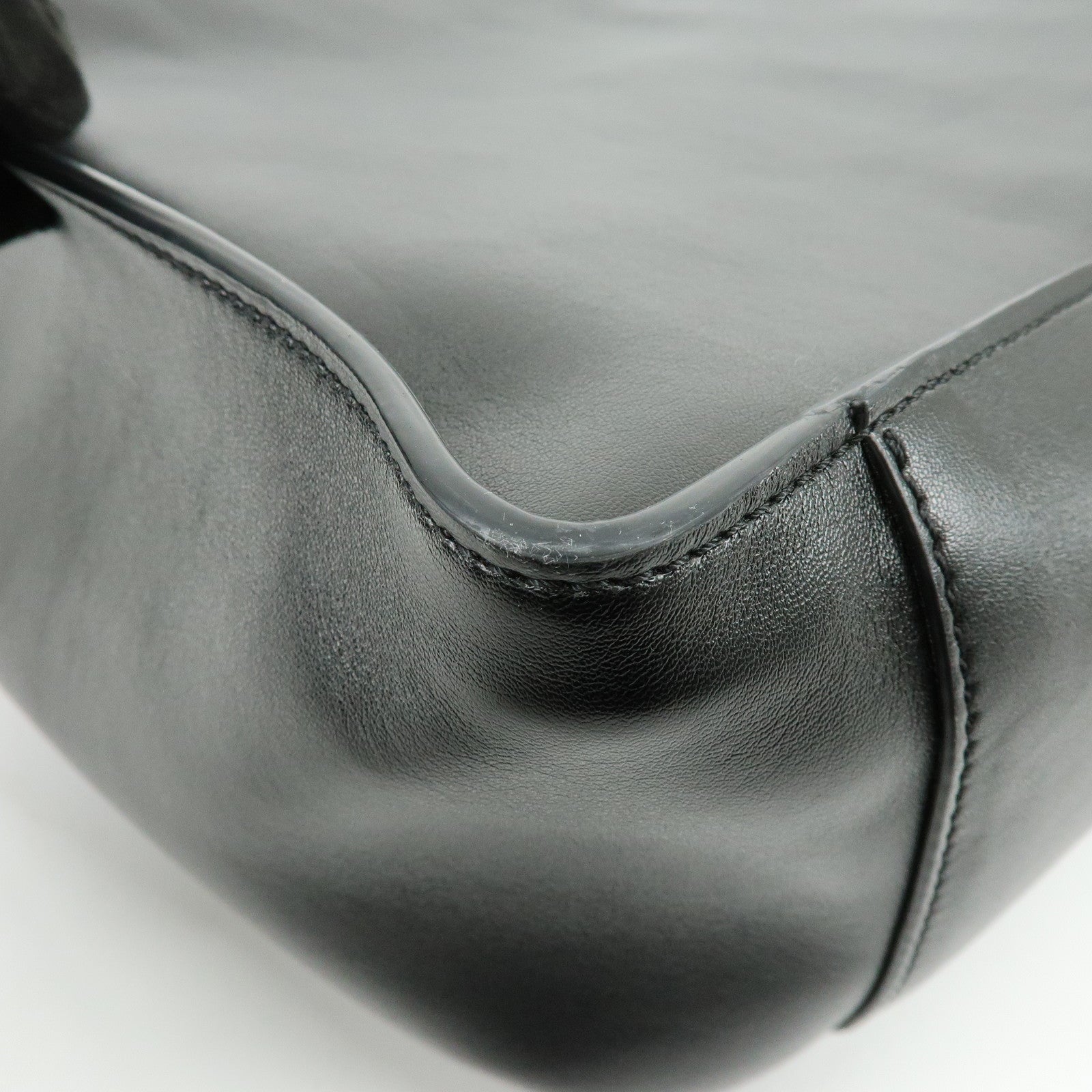 STELLA MCCARTNEY Faux Leather Vegan Leather Tote Bag Black