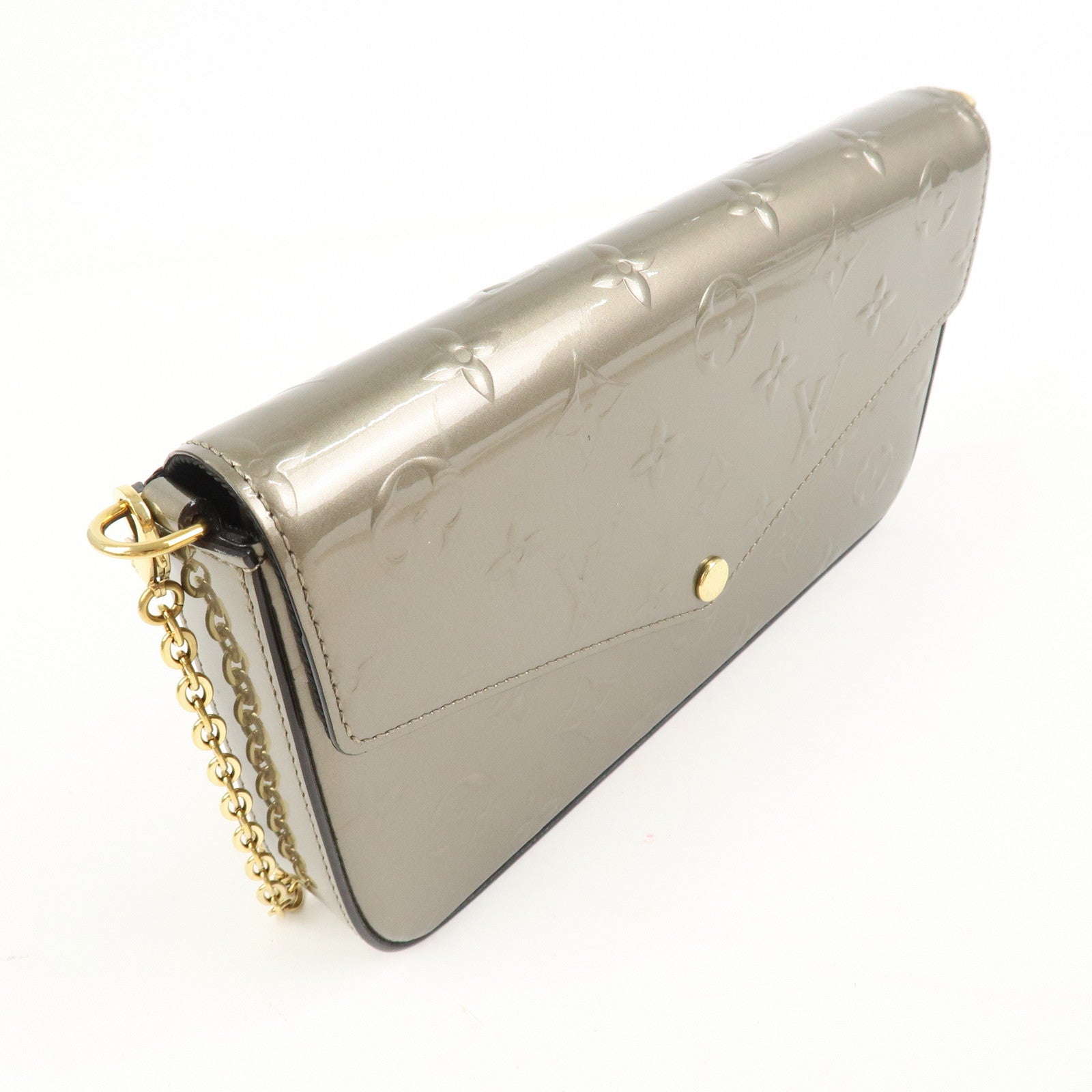 Louis Vuitton Monogram Vernis Leather Pochette Felicie M68648