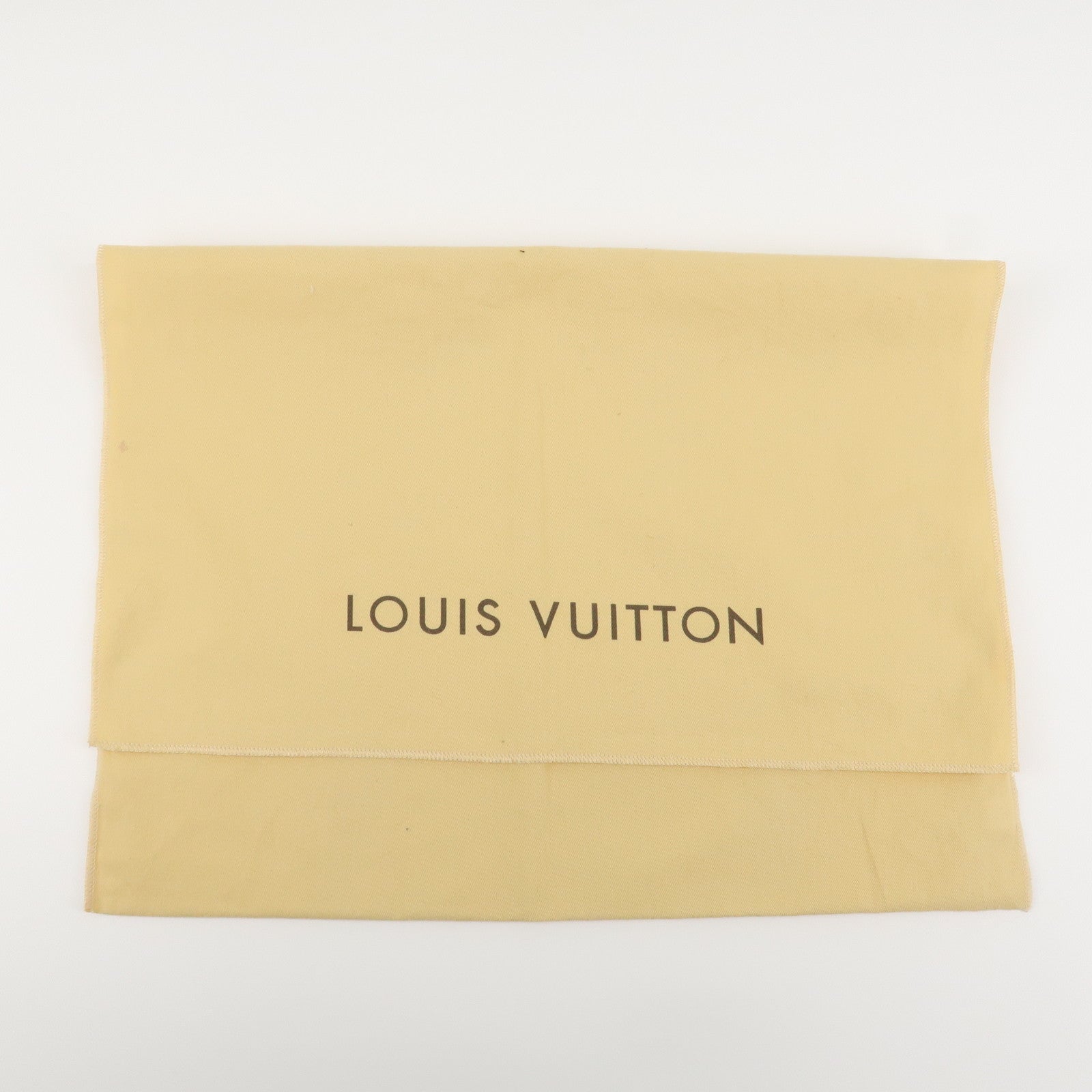Louis Vuitton Set Of 10 Dust Bag Storage Bag Flap Style Beige Used