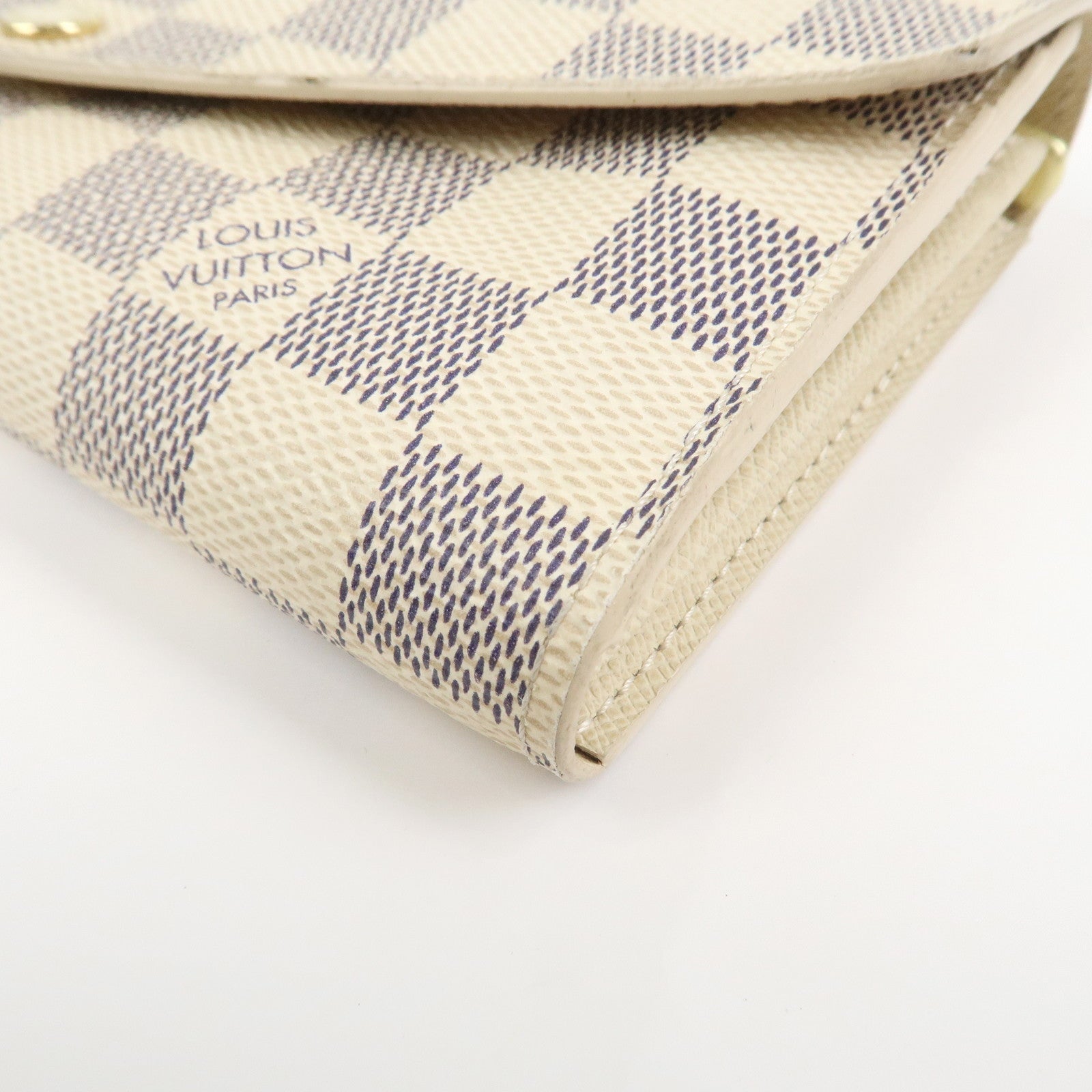 Louis Vuitton Damier Azur Portefeuille Sarah Long Wallet N63208