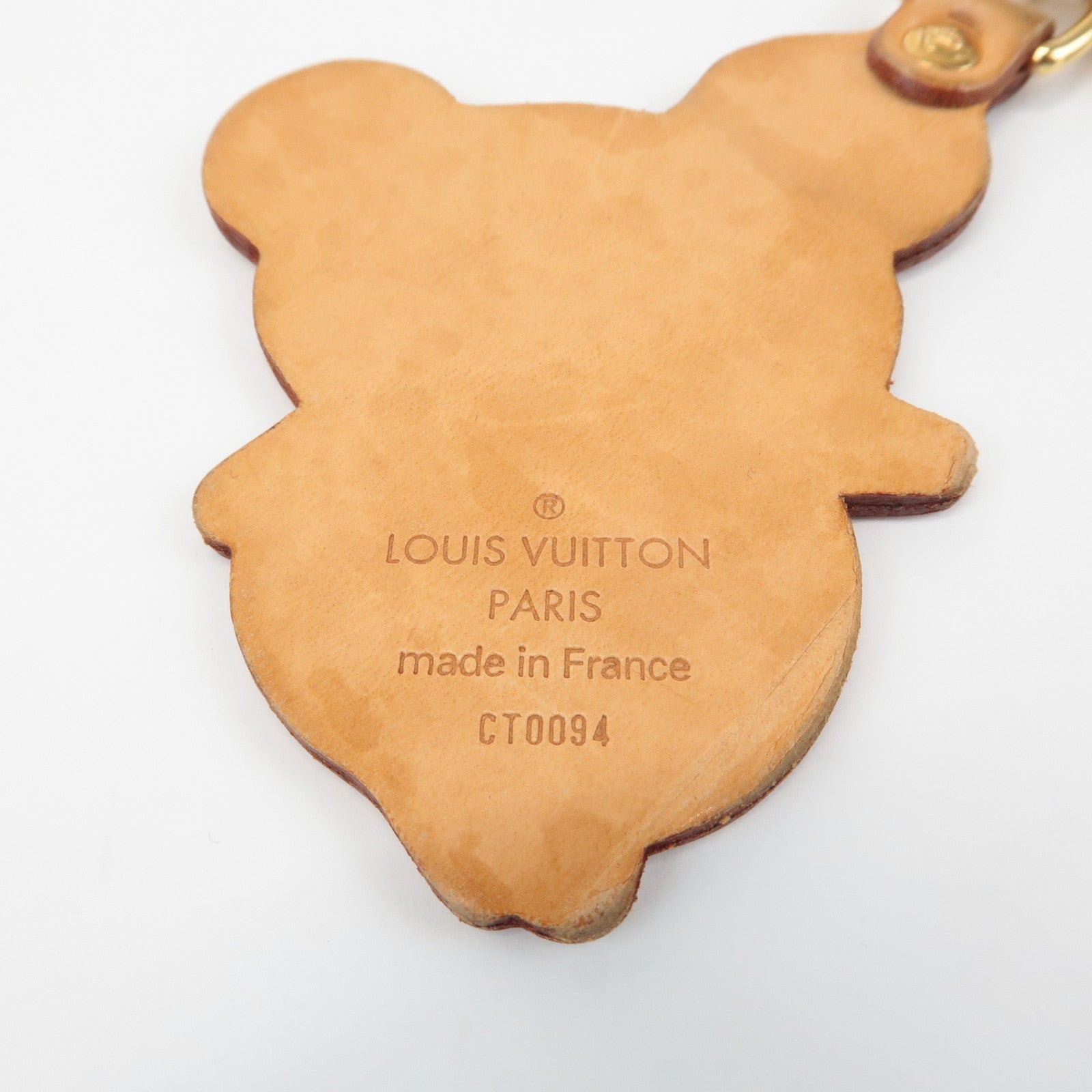 Louis Vuitton Porte Cles Panda Bag Charm Natural Gold M62637 Used