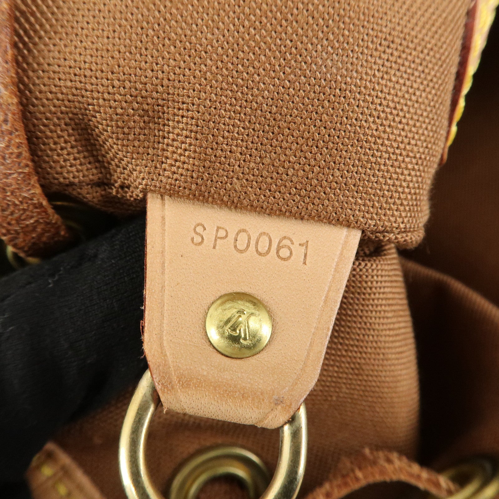 Louis Vuitton Monogram Montsouris MM Back Pack Ruck Sack M51136 Used