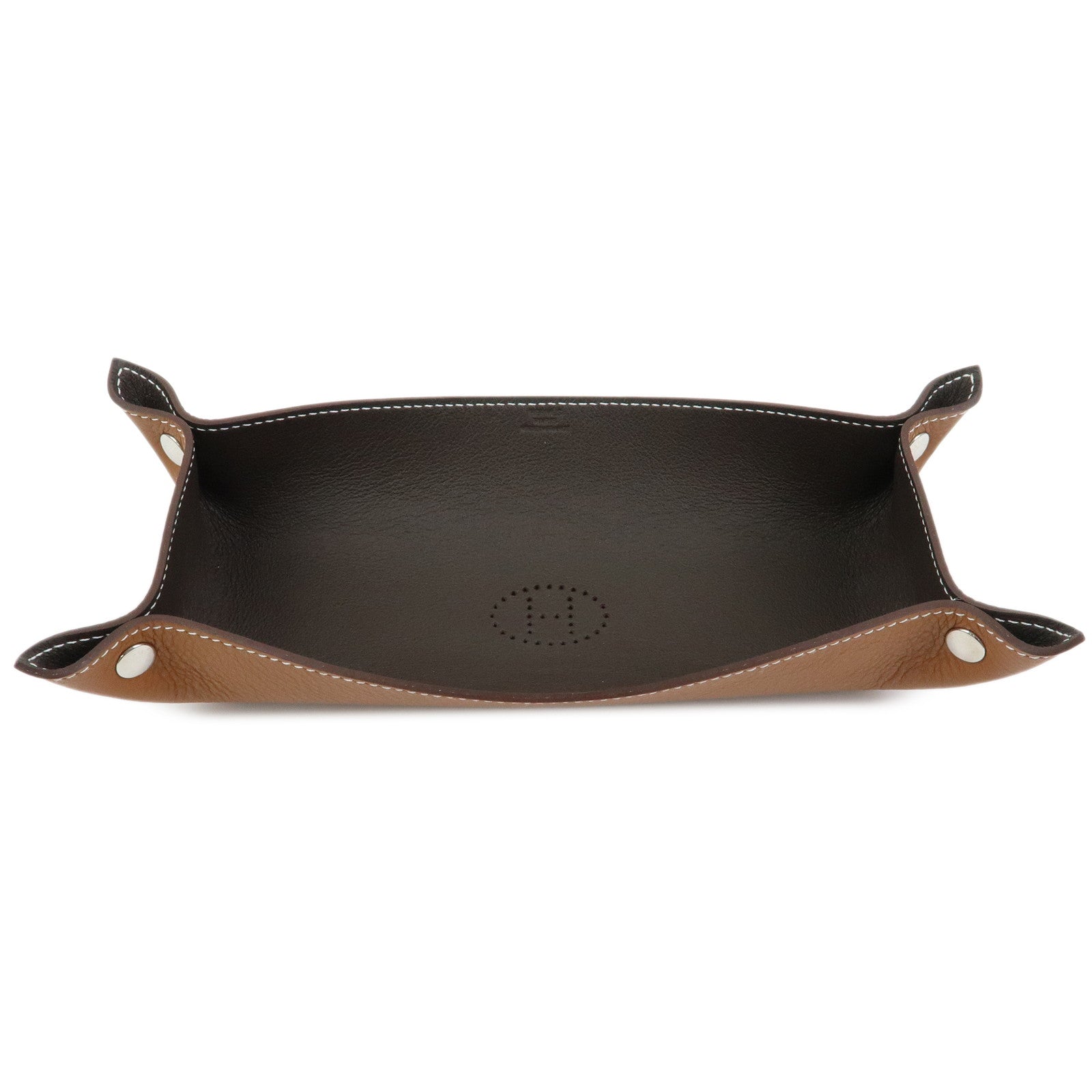 HERMES Taurillon Mises et Relances Desk H Evelyne Pencase W Stamped