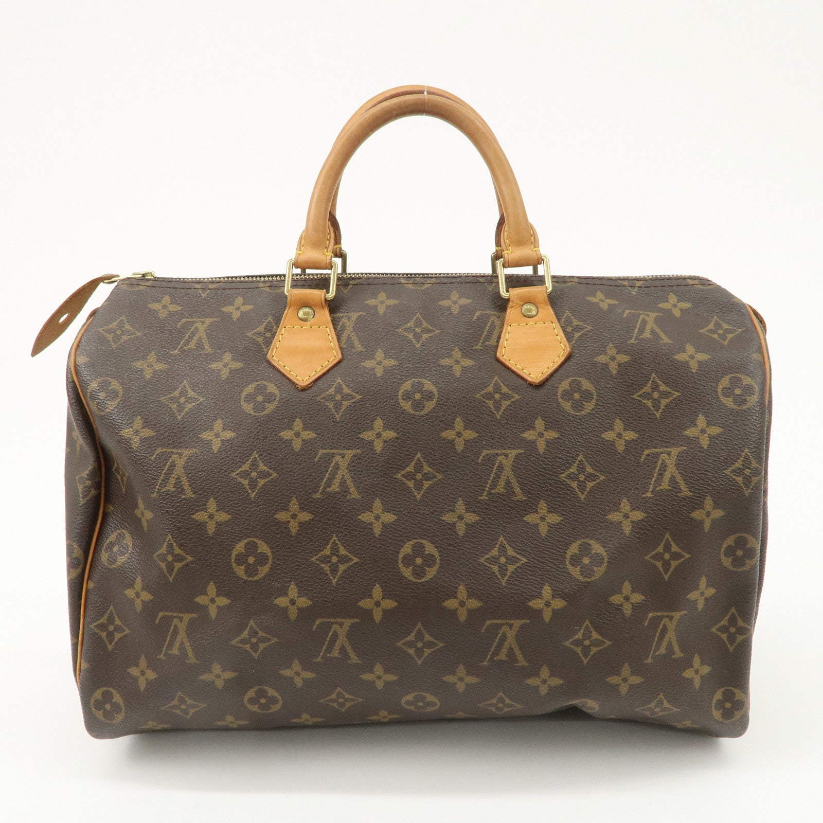 Louis Vuitton Monogram Speedy 35 Hand Bag Boston Bag M41524 Used
