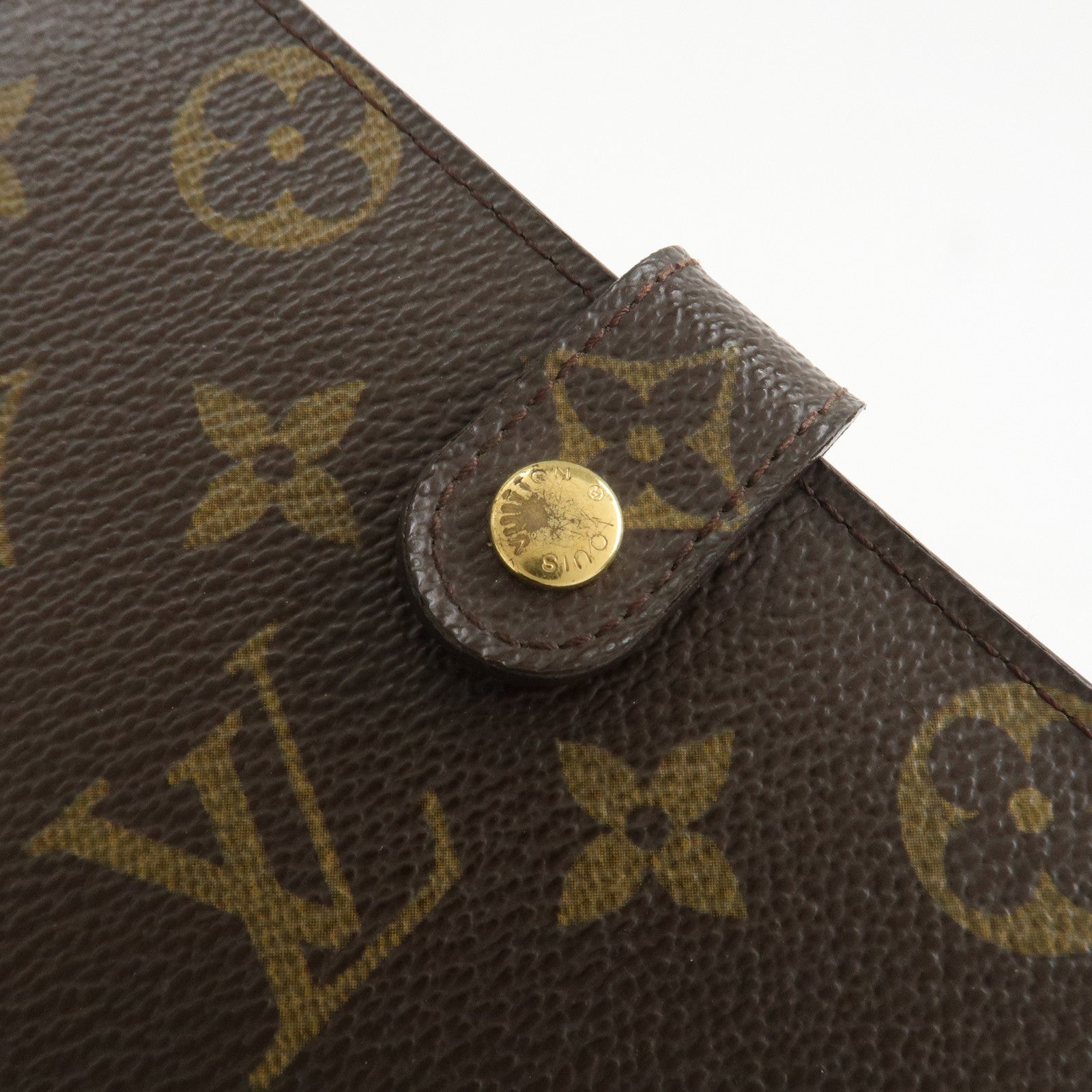 Louis Vuitton Monogram Canvas Agenda PM Planner Cover Brown R20005