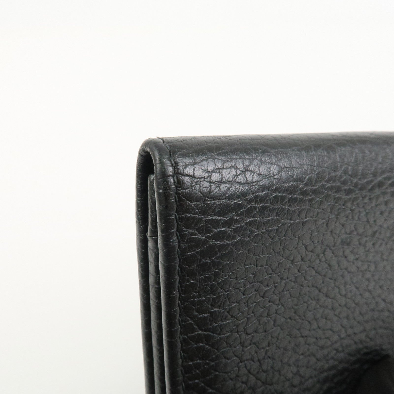 GUCCI GG Marmont Leather Card Case Card Holder Black 474748