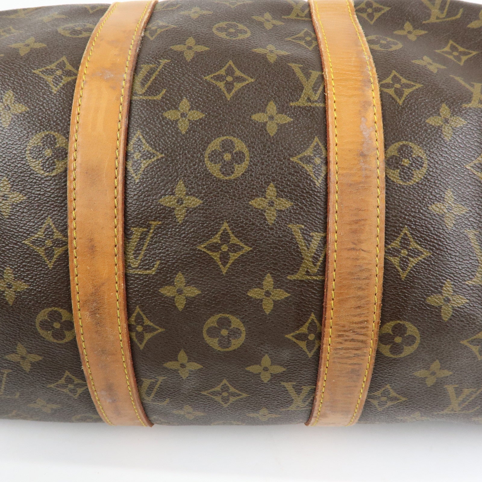Louis Vuitton Monogram Keep All 45 Boston Bag Brown M41428