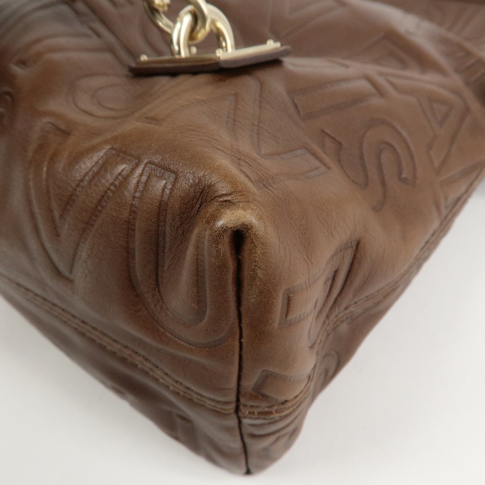 Louis Vuitton Paris Souple Wish Leather Shoulder Bag Brown M95830