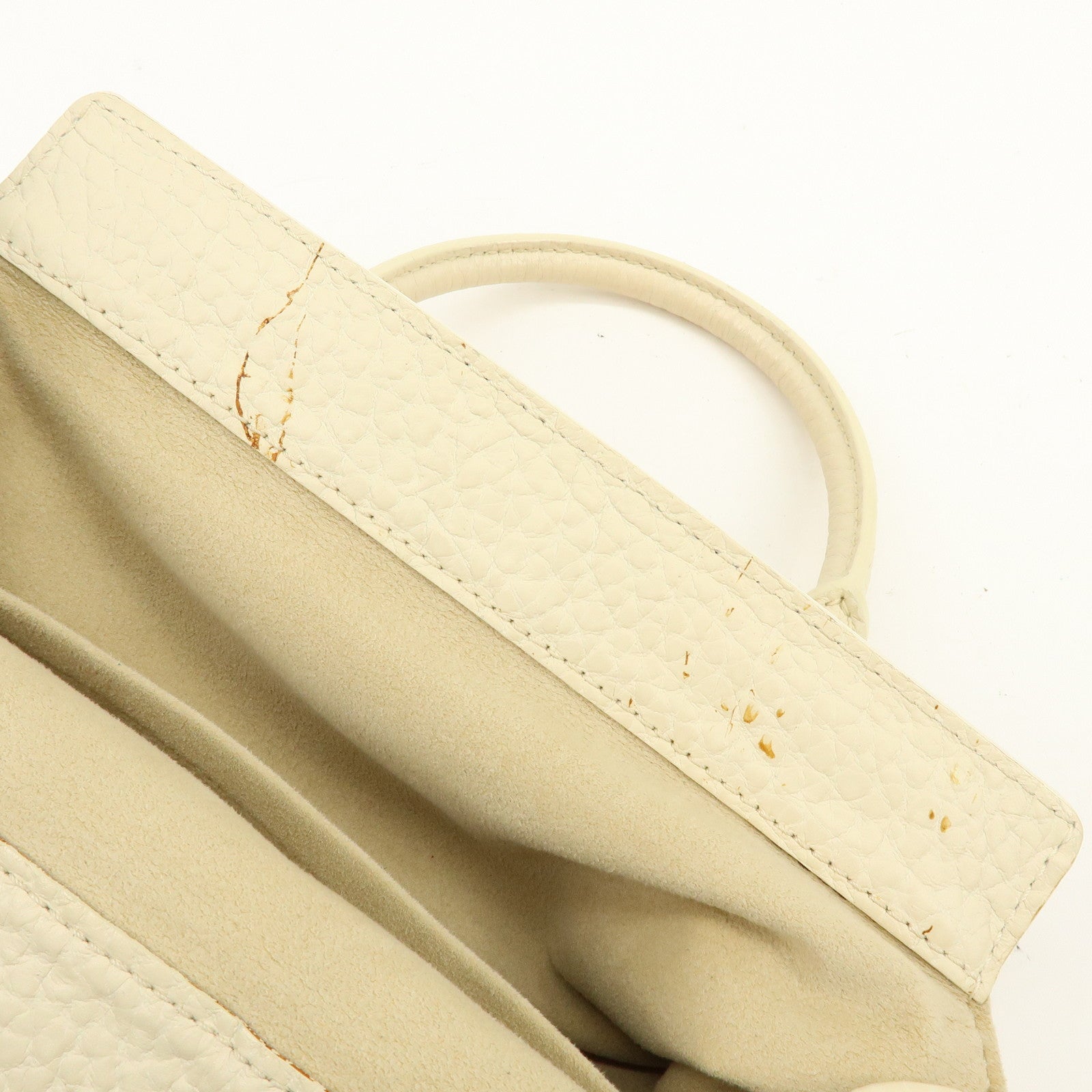 Louis Vuitton Monogram Mini Lin Trapes PM Hand Bag Rose M40062